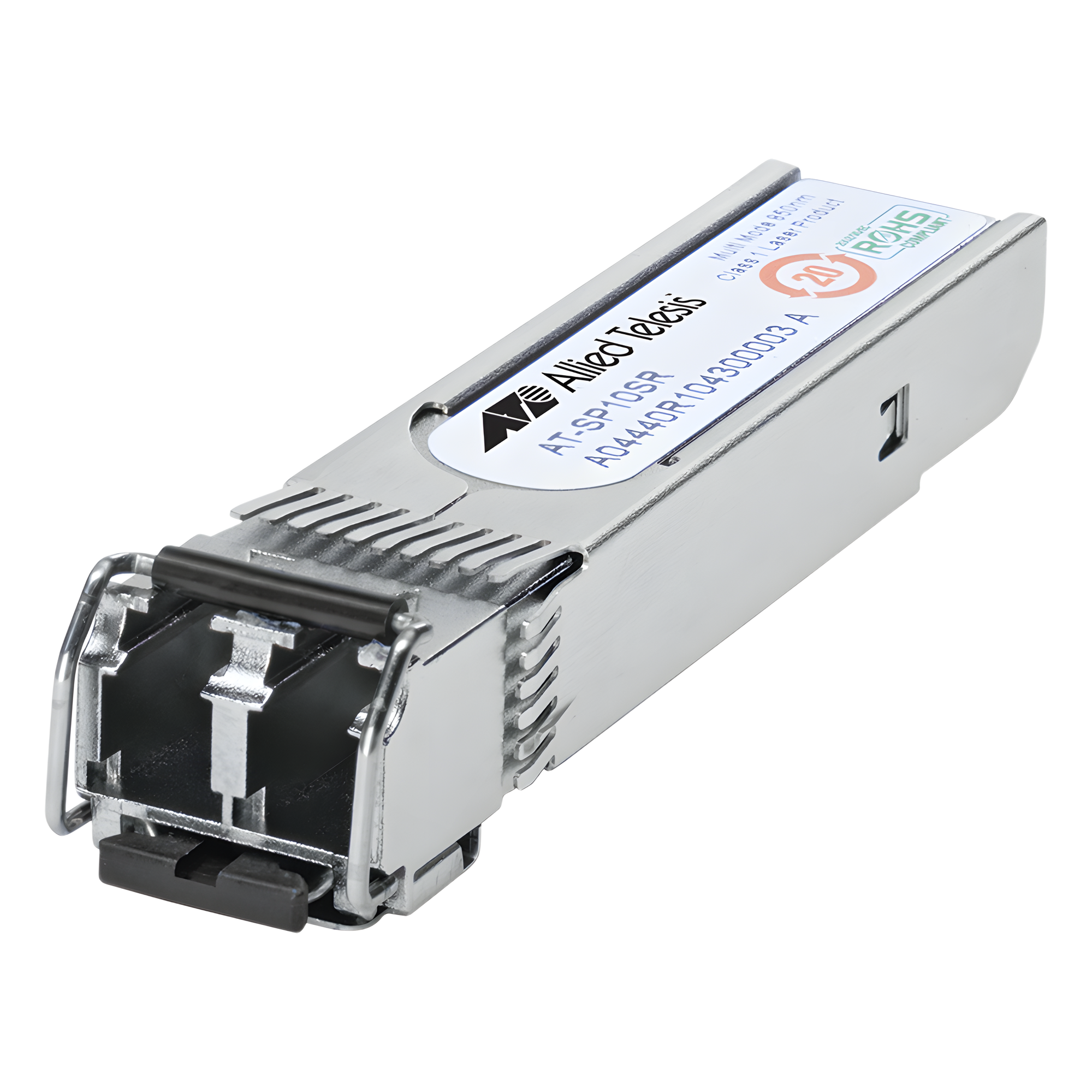Transceptor SFP+ / Multimodo 10G-SR / 300 m (984 ft) / LC / 850 nm — ALLIED TELESIS · SKU AT-SP10SR