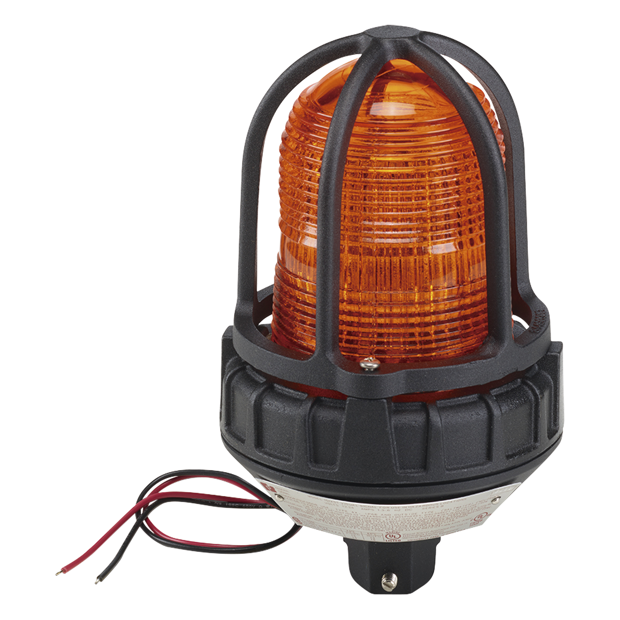 Luz Estroboscópica para Ubicaciones Peligrosas / 520,000 Candelas Pico / 80 Destellos por Minuto / Montaje en Tubería NPT 3/4" / IP66 / 12-24 VCD / Ámbar — FEDERAL SIGNAL INDUSTRIAL · SKU 151XST-012024-A