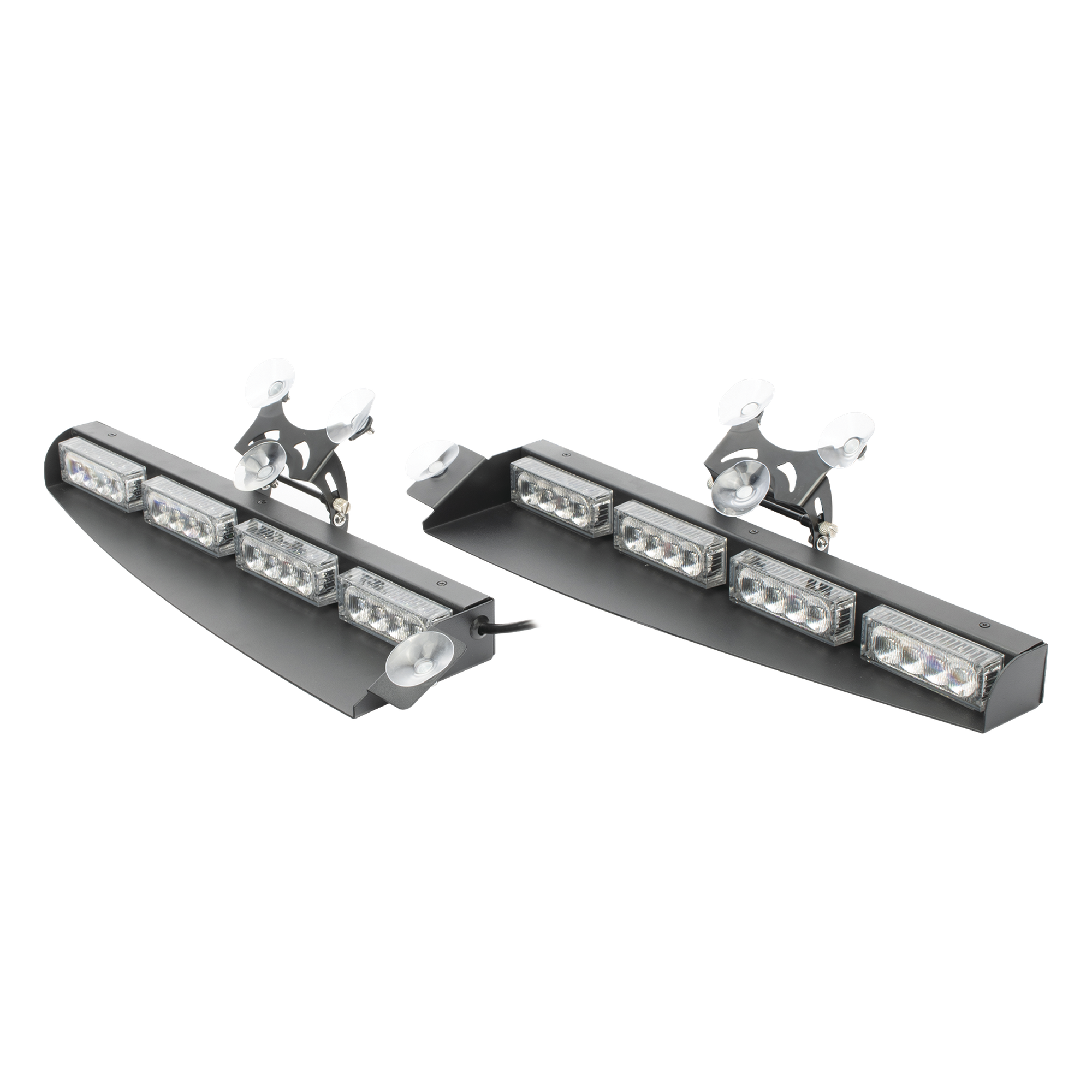Luz de Visera LED / 32 LEDs de 3W / 22 Patrones Configurables / 96W / 12 VCC / Interior Rojo/Azul — EPCOM INDUSTRIAL SIGNALING · SKU XLL107RB