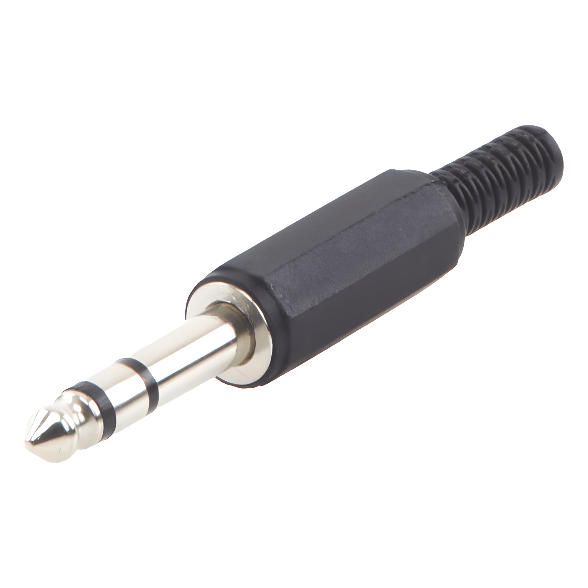 Conector Macho Estéreo / 6.35 mm (1/4") / Cuerpo Plástico / Terminación Soldadura / 28-14 AWG — EPCOM PROAUDIO · SKU EP-TRS