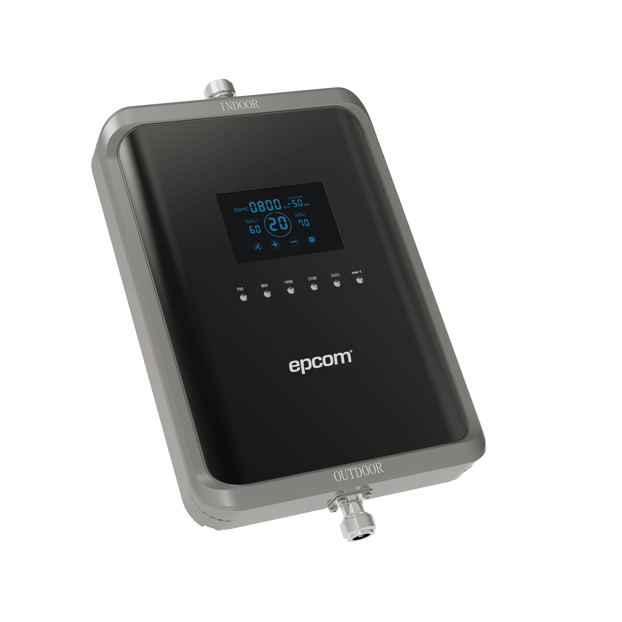 Kit Amplificador de Señal Celular 2G, 3G, 4G y 5G / Mejora llamadas convencionales y VoLTE / Amplifica señal de TELCEL, AT&T, MOVISTAR, BAIT,DiRi y más / Cubre hasta 300 m² con una antena y hasta 600 m² con 2 antenas.