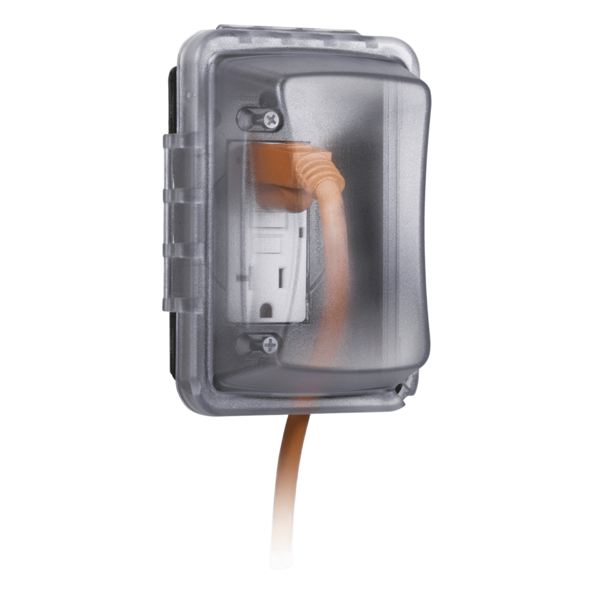 Cubierta de Intemperie / 1 Entrada / Montaje Horizontal/Vertical / Profundidad Ajustable 2.75 a 3.25 in / NEMA 3R / Policarbonato Transparente — HUBBELL · SKU HUB-MM-410-C