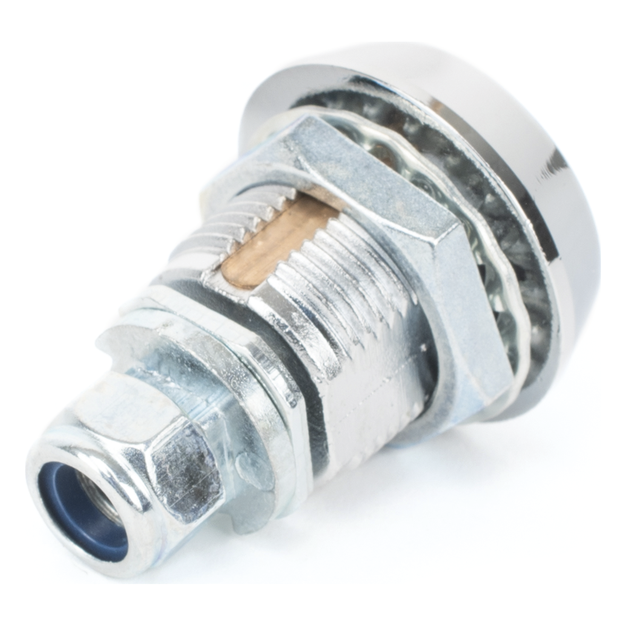 Chapa de Cañón para Gabinete Metálico / Llave Única / Puertas Frontales / Compatible GABVID y SR19