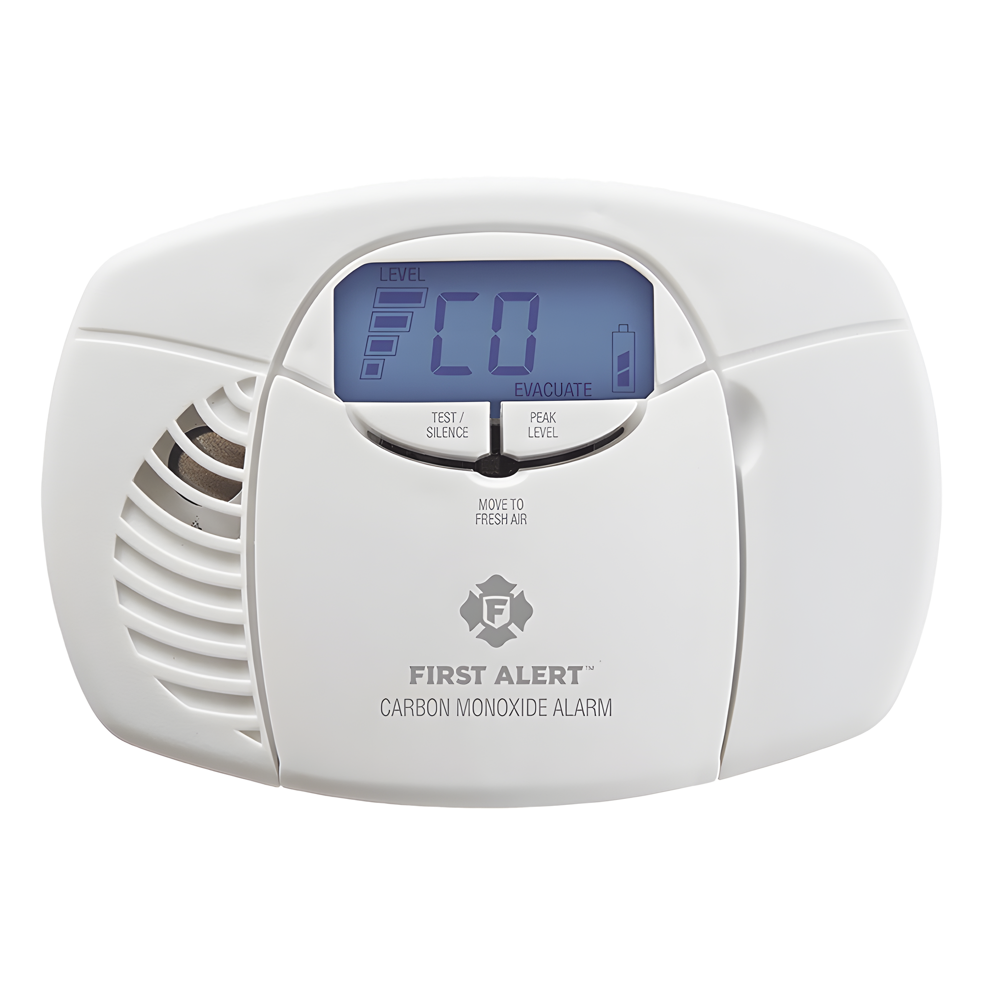 Alarma de monóxido de carbono (CO) operada por baterías con display digital