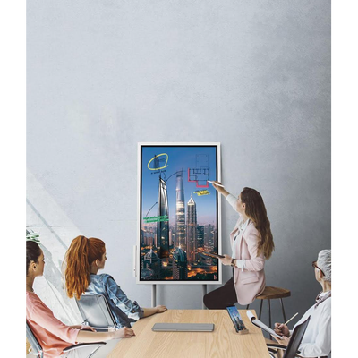 Display FLIP WiFi Interactivo de 55" con Lápiz Táctil.  Puertos USB/LAN/RS232/HDMI/Salida Touch