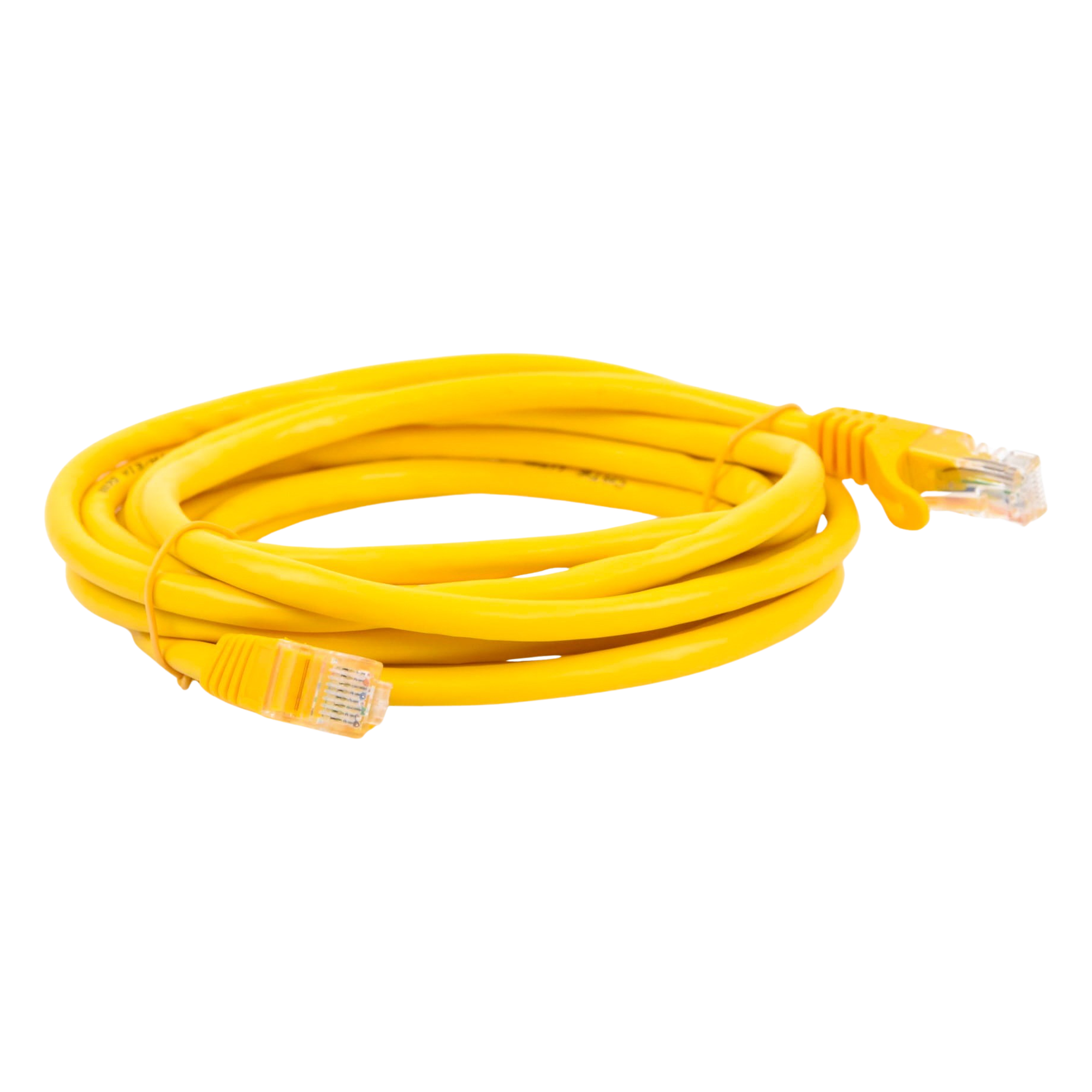 Cable de Parcheo UTP Cat6 / 3.0 m (9.84 ft) / 1 Gbps+ / RJ45 / Amarillo