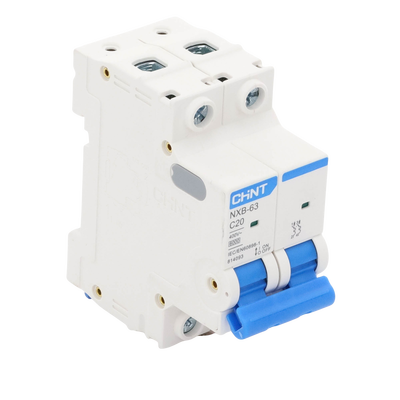 Pastilla para Riel Din, 2 Polos, 20 Amp, Vca:110/415v, 6kA, Catálogo: NXB632PC20.