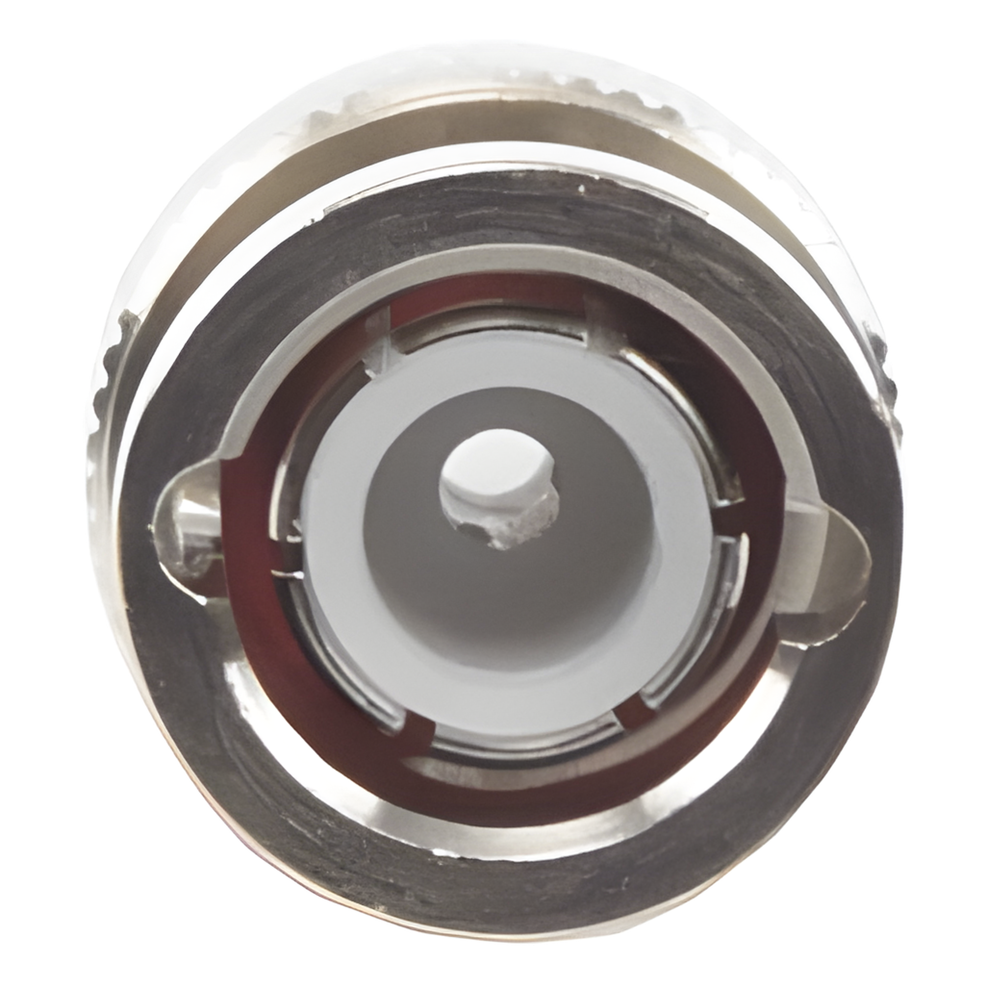 Conector BNC Macho / Anillo Plegable / Bronce Niquelado / Contacto Oro / Para LP-195, LMR-195, RG-58/U, RG-142/U — RF INDUSTRIES,LTD · SKU RFB-1106-2