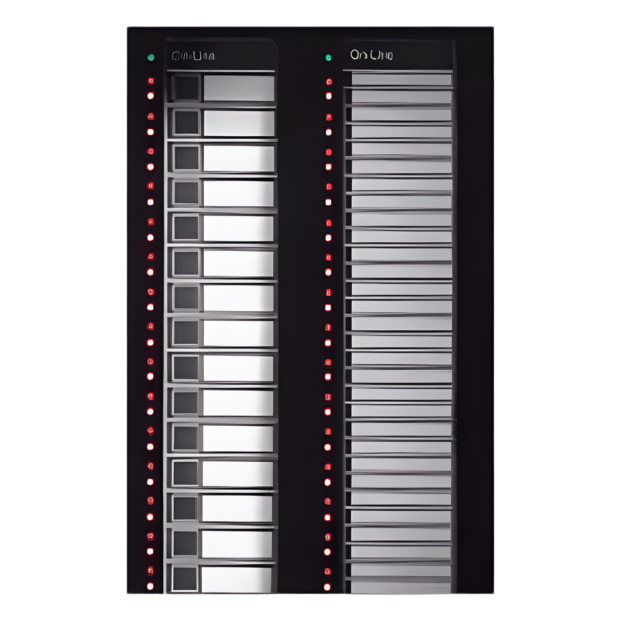 Módulo Anunciador AIO / 30 Botones Capacitivos / LED Programables 8 Colores / Bus 2 Hilos EIA-485 / 4,960 Puntos por Sistema — NOTIFIER · SKU ACM-30