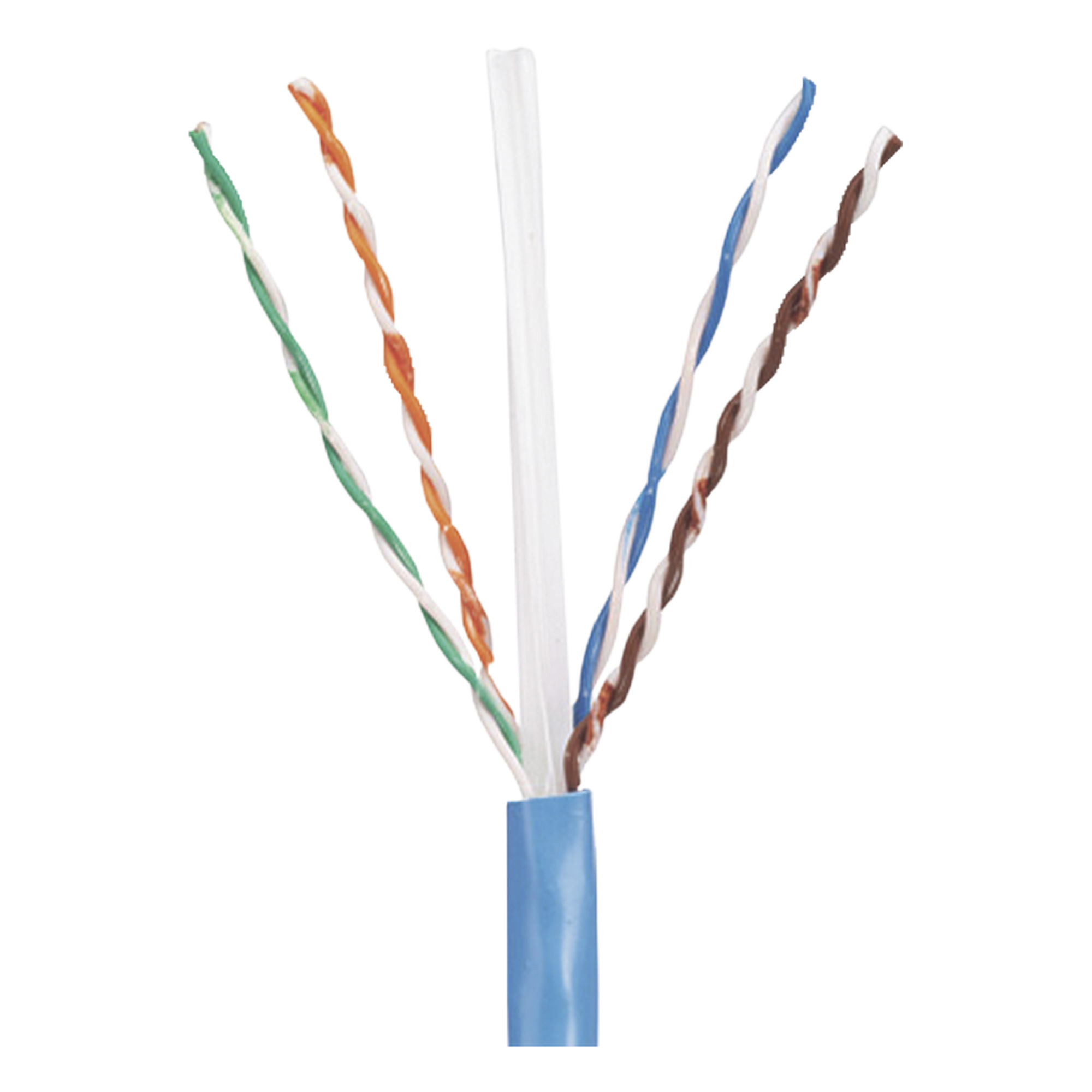 Bobina UTP Cat 5e / 305 m (1000 ft) / 24 AWG Cobre Sólido / PVC CM / 4 Pares / Azul — PANDUIT · SKU PUC5C04BU-CE