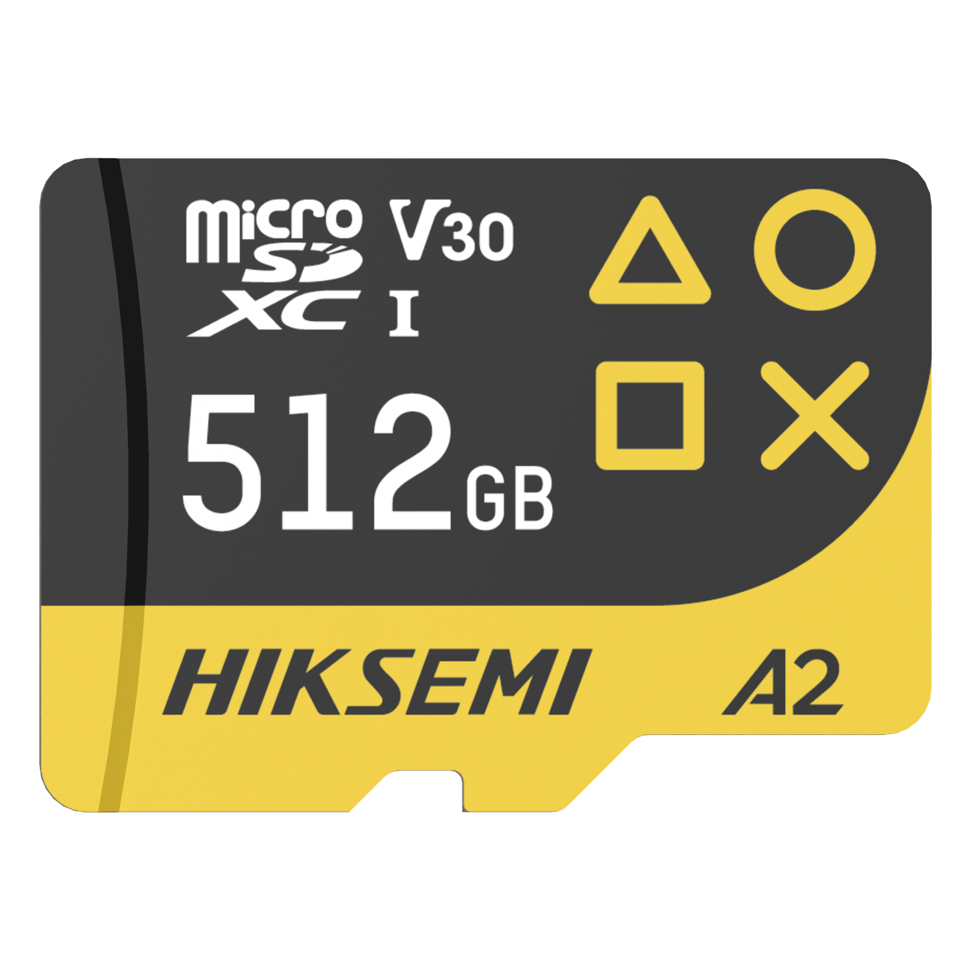 Memoria microSDXC / 512 GB / Lectura 200 MB/s / Escritura 150 MB/s / V30 U3 A2 / Gaming / NAND TLC — HIKSEMI by HIKVISION · SKU HS-TF-G3/512G