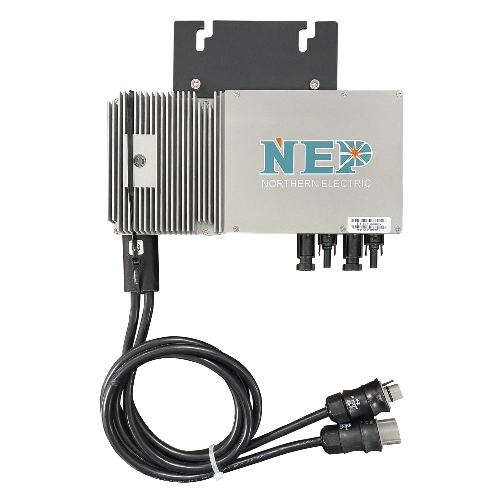 Microinversor para Interconexión a Red / 600W / 220V CA / Eficiencia 95.5% / 2 Módulos Solares 360W / Monitoreo Remoto — NEP · SKU BDM300X2