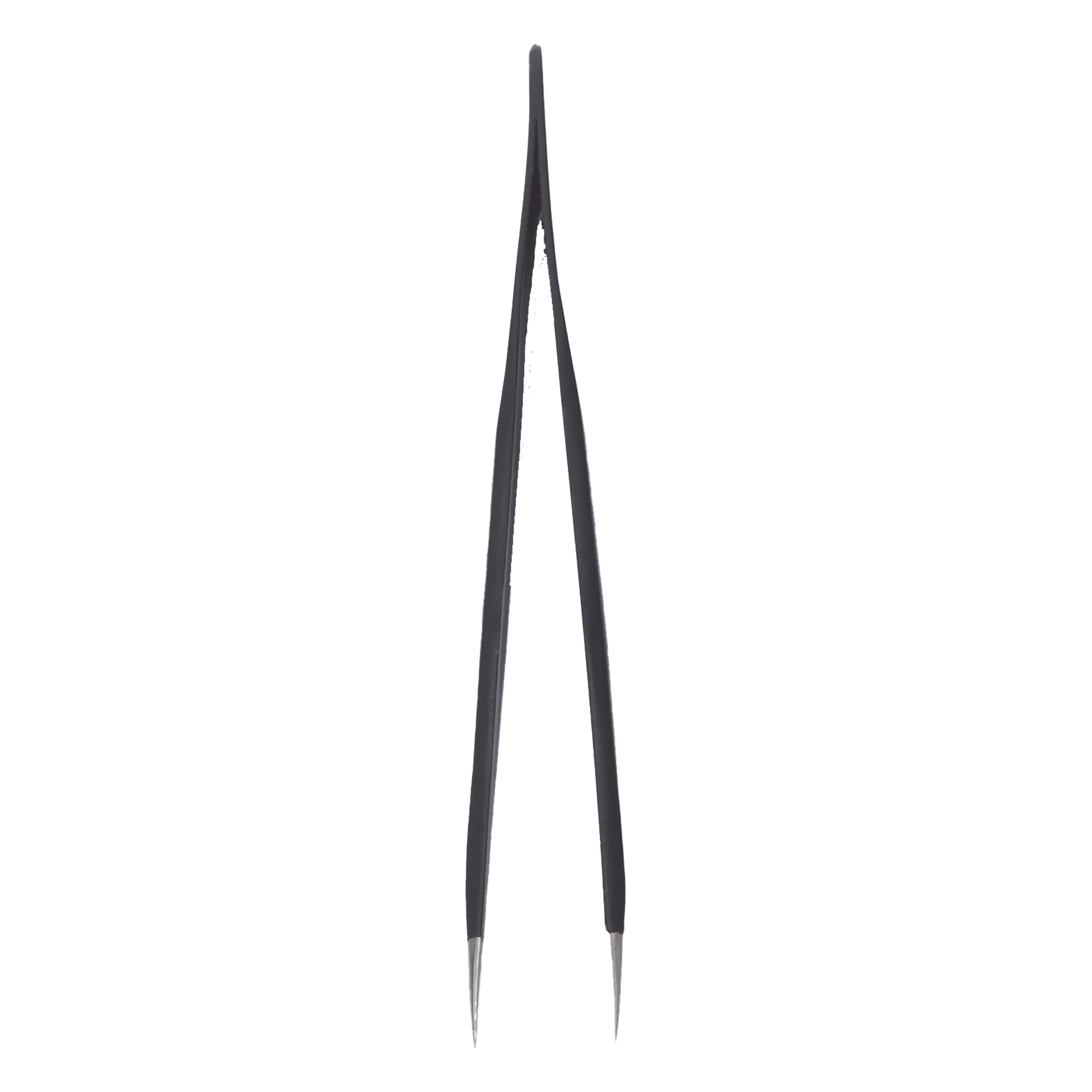 Pinzas Antiestáticas / Acero Inoxidable / Recubrimiento ESD / Mango Ancho / Punta Afilada / 12.3 cm (4.8 in) / 17 g
