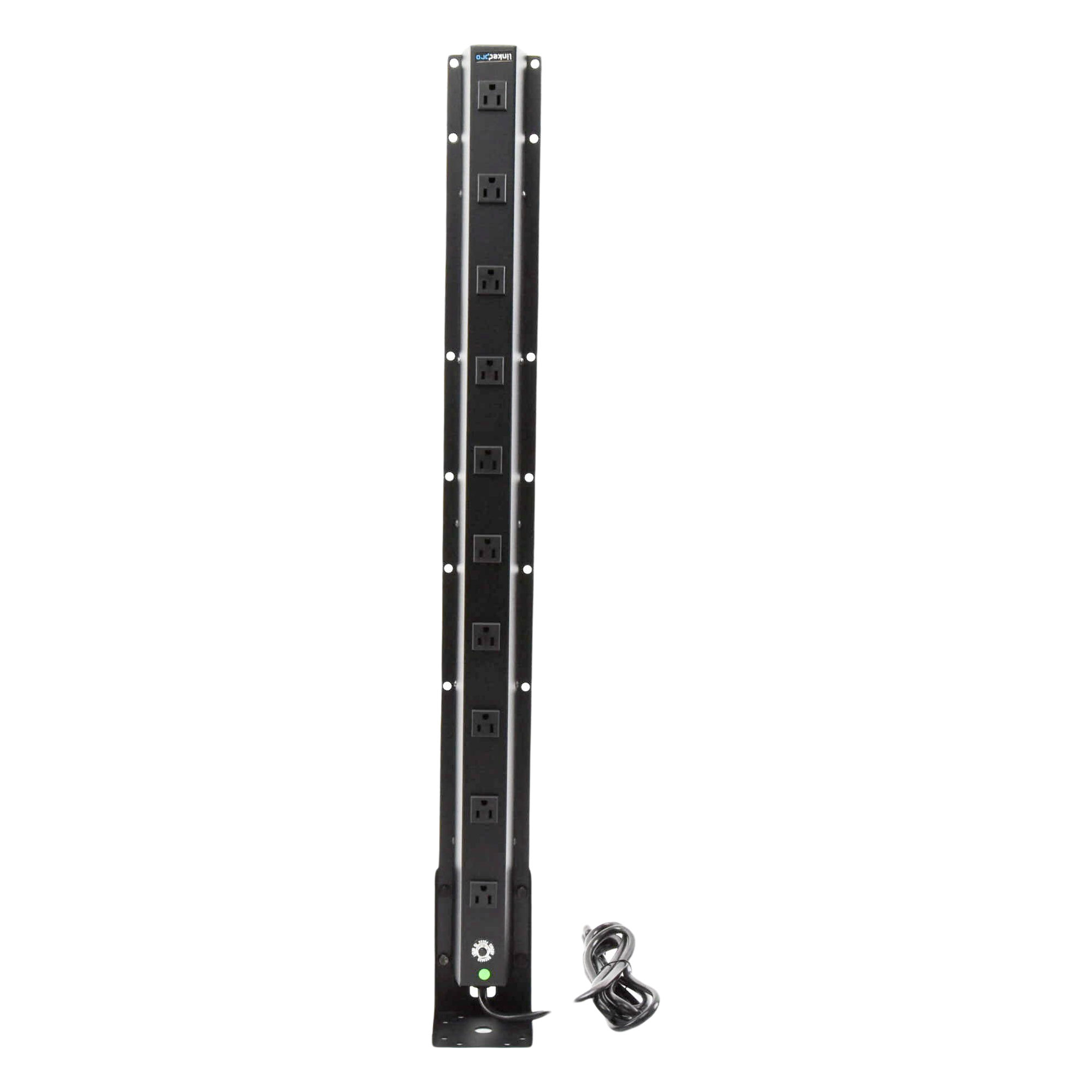 PDU Vertical / 10 Contactos NEMA 5-15R / 120Vca 15A / Racks EIRL y EIQR
