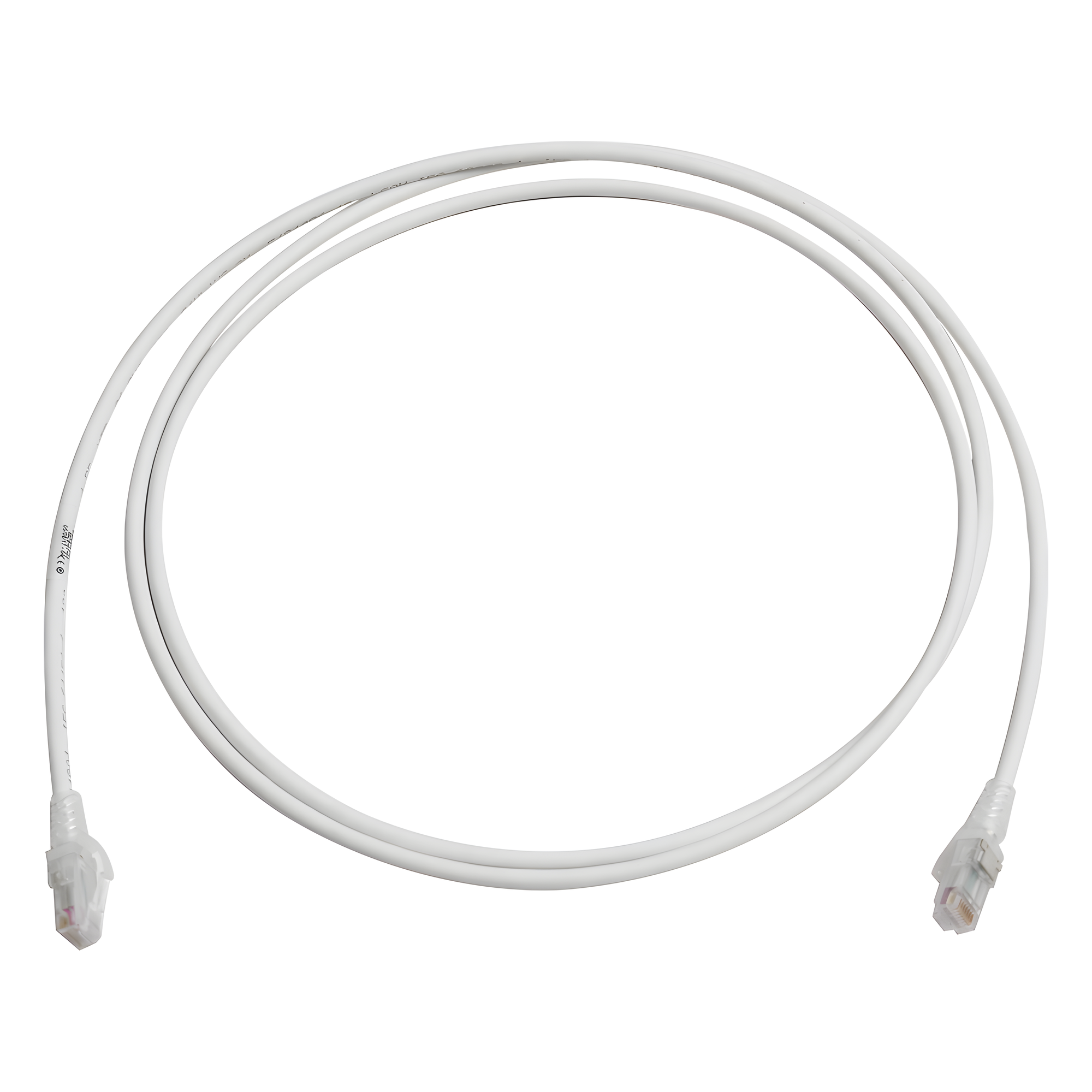 Patch Cord Cat6 UTP / CM-LS0H / 2.13 m (7 ft) / Alta Densidad / PoE++ / Blanco — SIEMON · SKU MC6-07-02