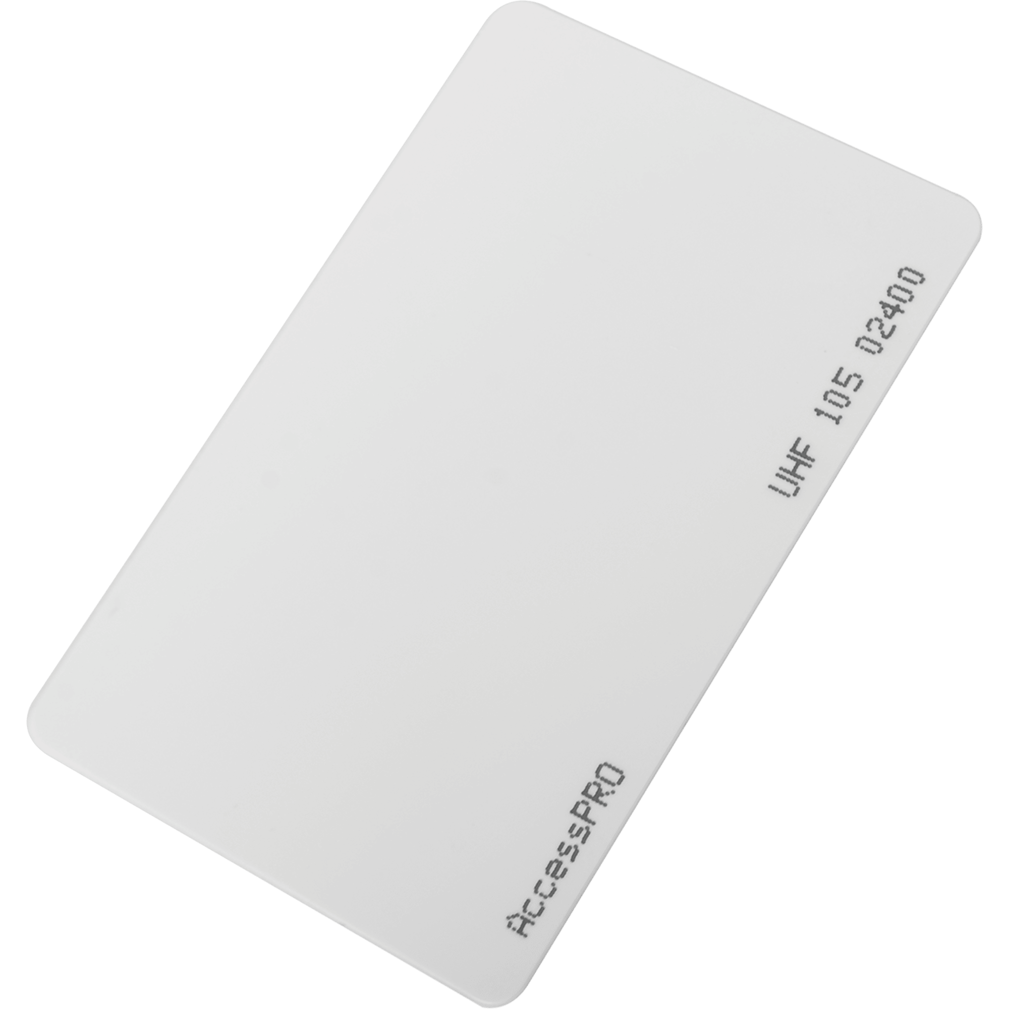 Tarjeta RFID  UHF / EPC GEN2 / ISO 18000 6C / PET No imprimible / Incluye porta tarjeta