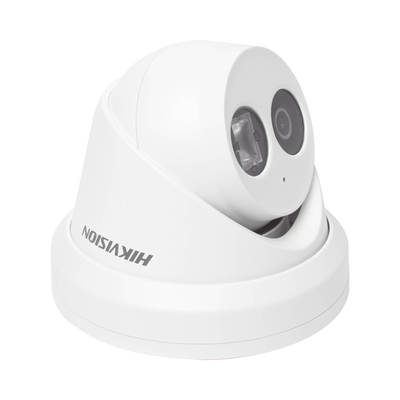 Turret IP 4 Megapixel / Lente 2.8 mm / 30 mts IR EXIR / Exterior IP67 / WDR 120 dB / PoE / ACUSENSE (Evita Falsas Alarmas) / Micrófono Integrado / Metal  / MicroSD / ONVIF / ACUSEARCH