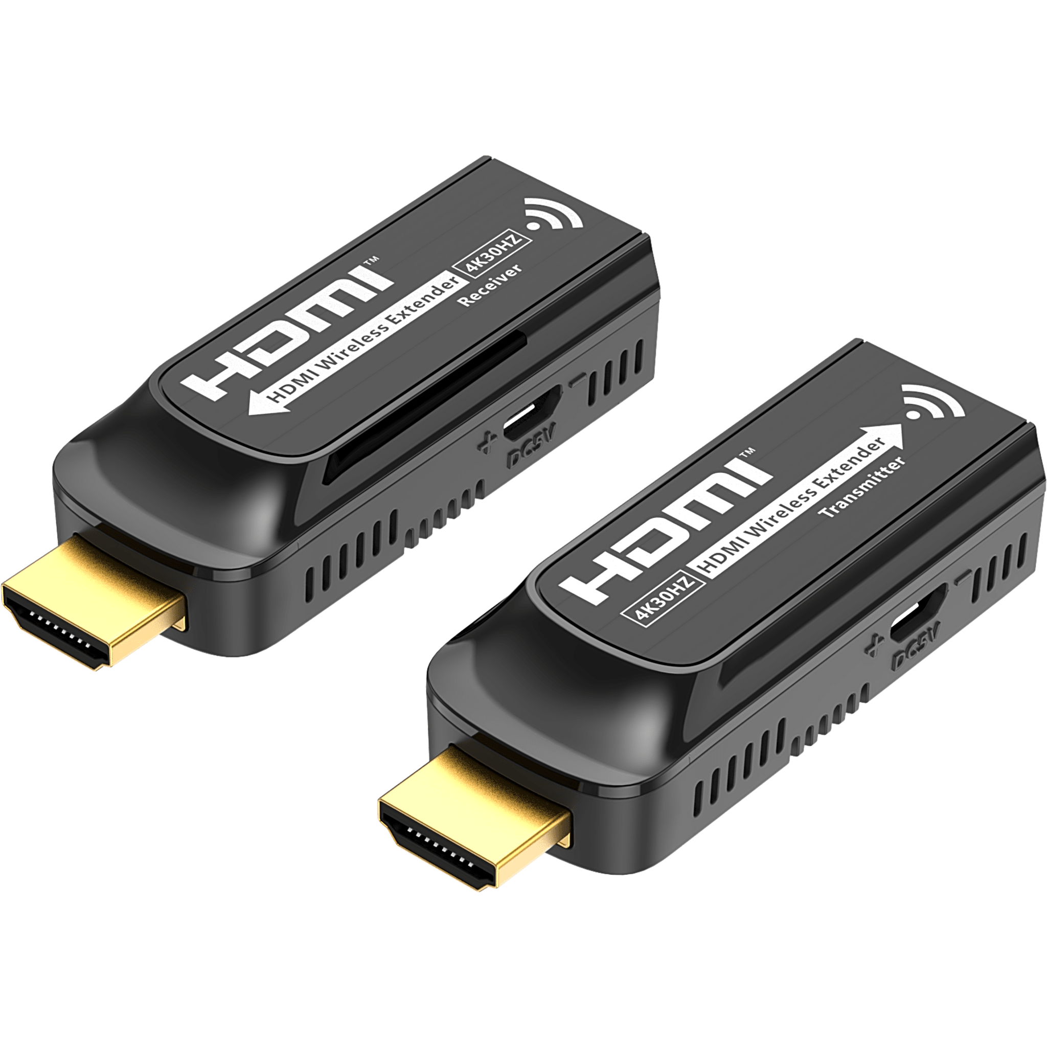 Extensor HDMI Inalámbrico / Ultra HD 4K @ 30 Hz / Alcance 20 m (65.6 ft) / Banda WiFi 5 GHz / Retardo 150-320 ms / Diseño Mini