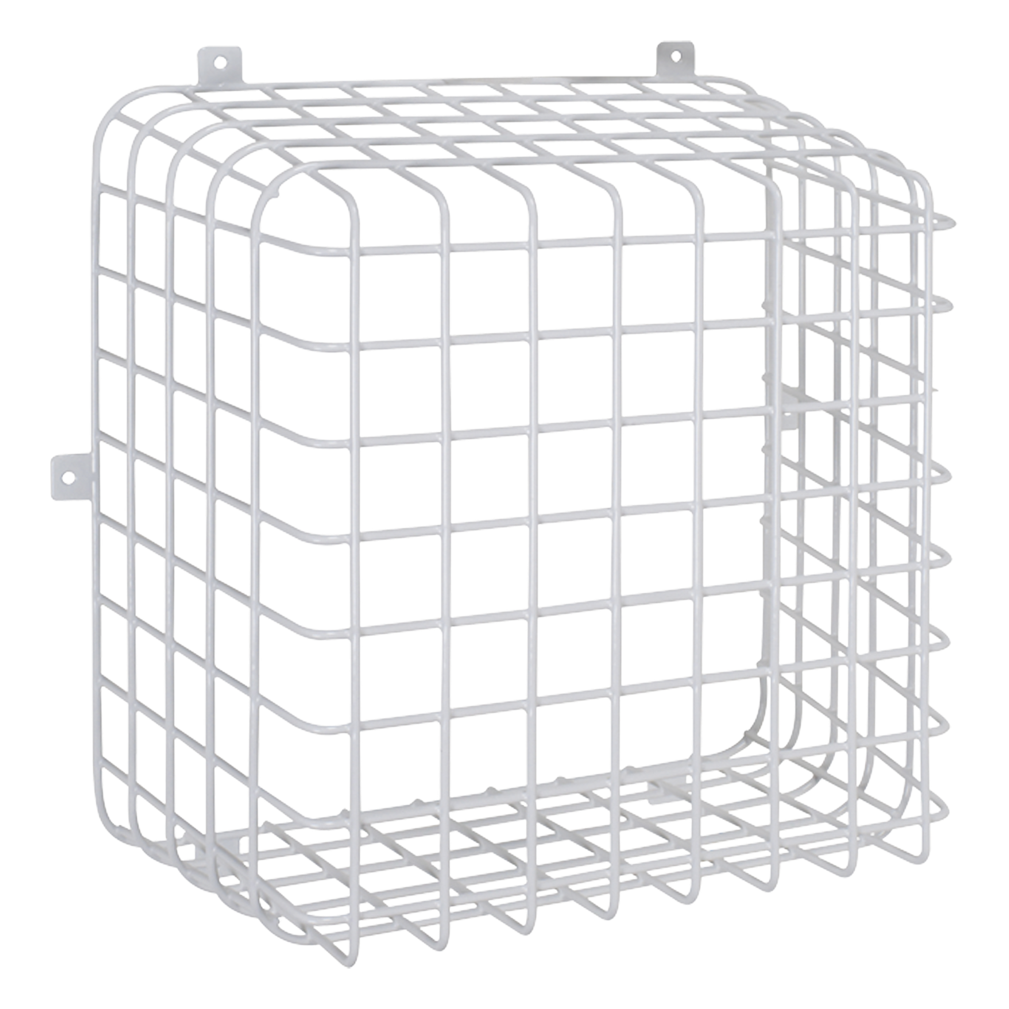 Jaula Antivandalismo / Acero Calibre 9 / 12x12x8 in (305x305x203 mm) / Recubrimiento Anticorrosión / Color Blanco — STI · SKU STI-9731