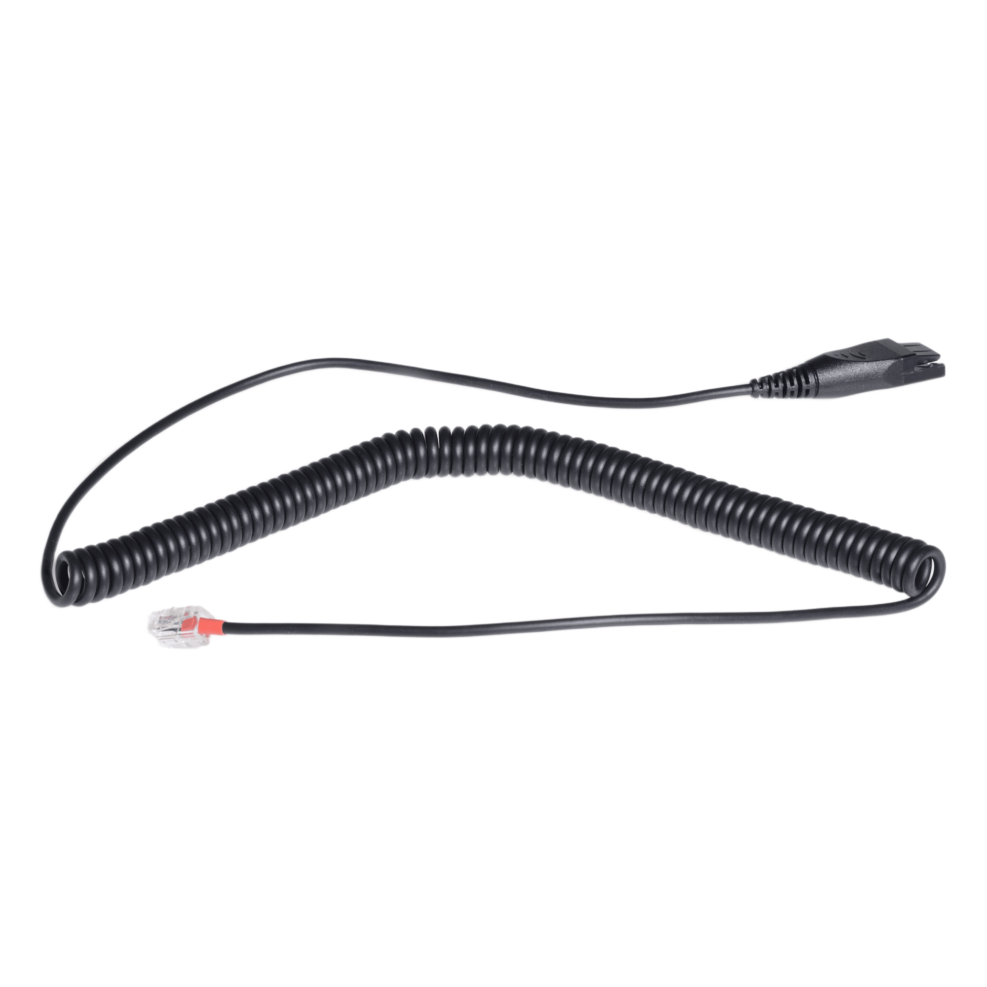 Cable QD a RJ9 / Audio HD / Conexión Diademas a Teléfonos de Escritorio / Anti-enredos / Uso Intensivo — YEALINK · SKU QD-TO-RJ9-CORD