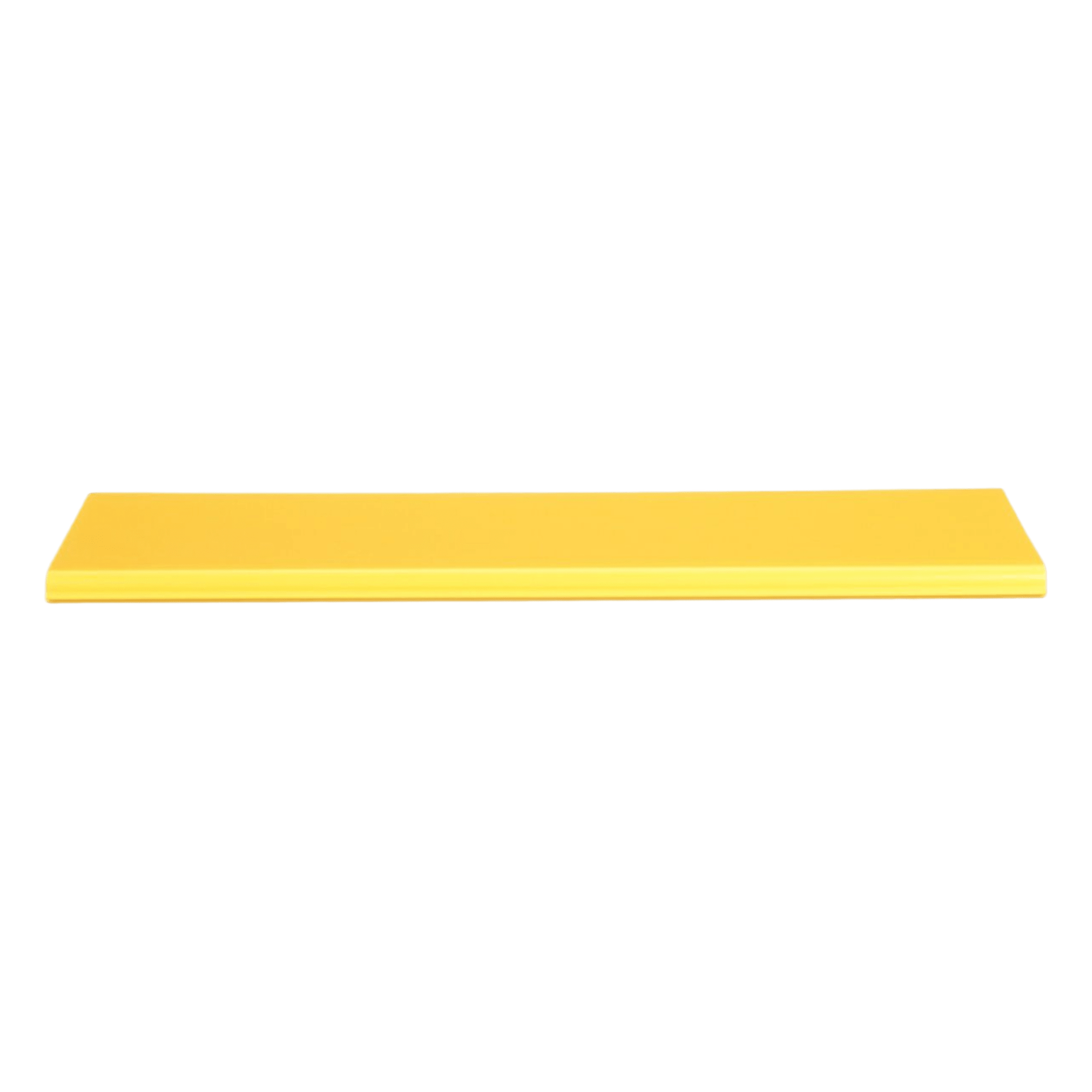 Tapa Con Bisagra a Presión Para Canaleta FiberRunner™ FR6X4YL2, de PVC Rígido, Color Amarillo, 2 m de Largo