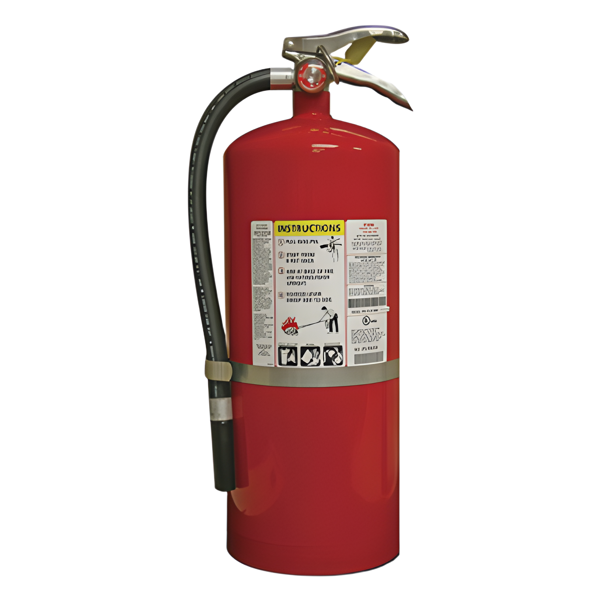 Extintor de Polvo Químico Seco / Recargable / 18 lb / Clasificación UL 6-A:80-B:C / Alcance 6 m (20 ft) / Colgador de Pared — KIDDE · SKU PRO20MP6-A