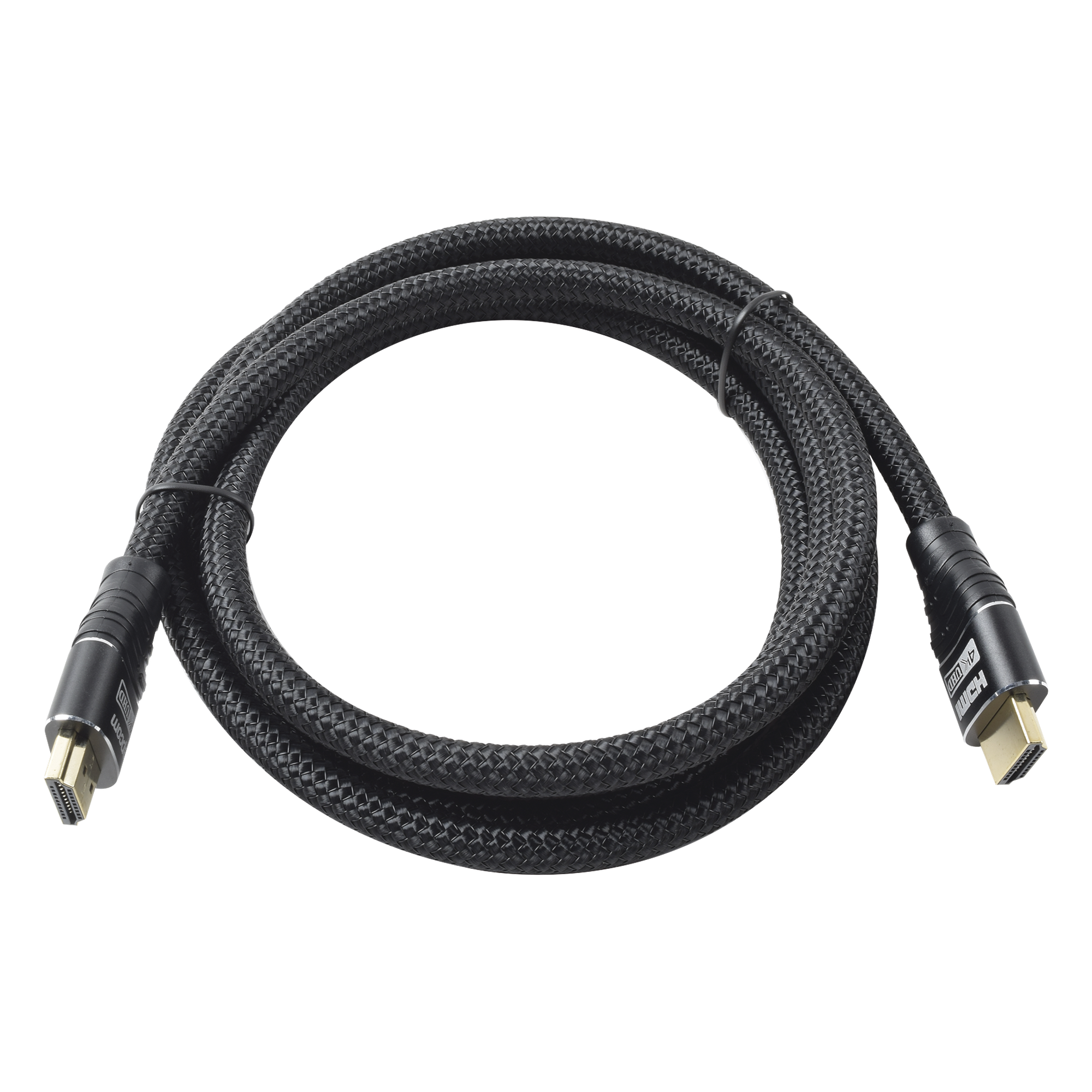 Cable HDMI Ultra-Resistente Redondo de 1.8m ( 5.9 ft ) Optimizado para Resolución 4K ULTRA HD 
