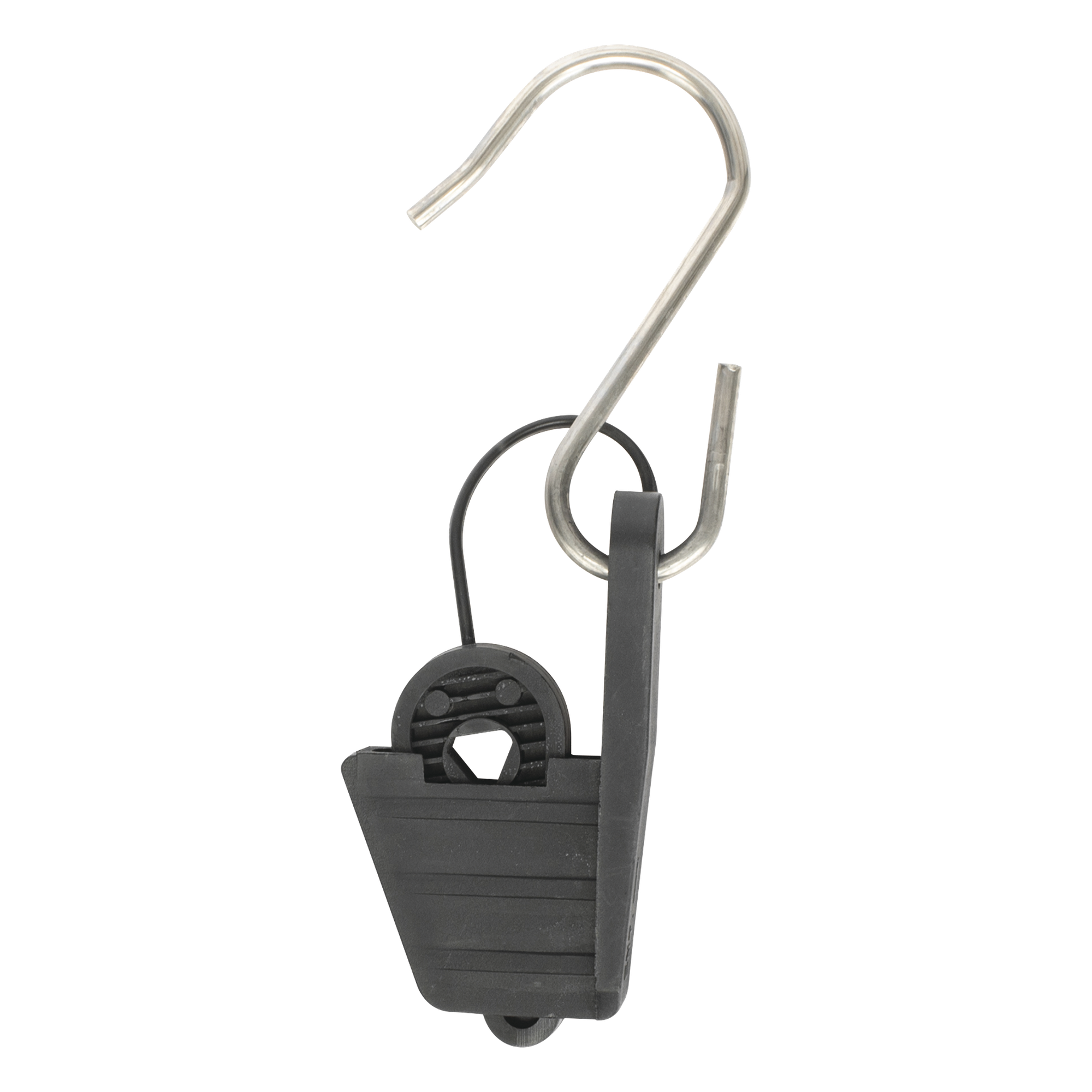 Tensor para Fibra Óptica / Drop Plana 5x2 mm / Redonda 3 mm / 500 N / 40 g / ABS + Acero Inoxidable 201 — LINKEDPRO BY EPCOM · SKU LP-DWC
