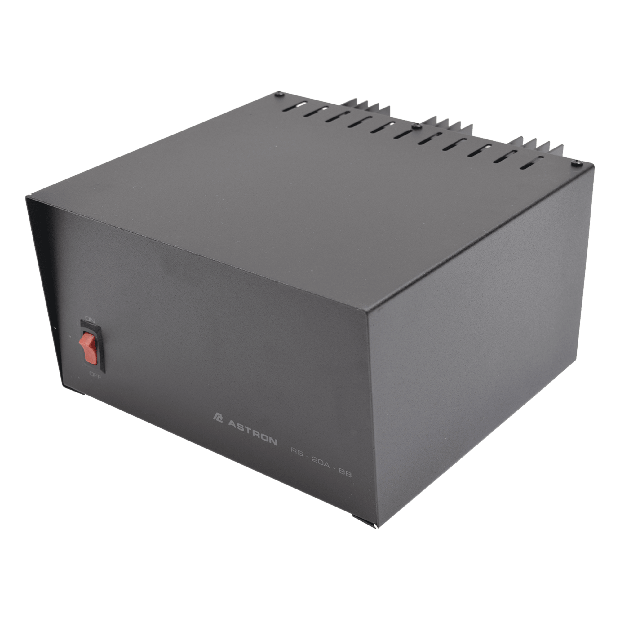 Fuente de Poder Lineal Regulada / 13.8 Vcc / 20 A / 276 W / Cargador de Baterías 2 A / 115 Vca — ASTRON · SKU RS-20ABB