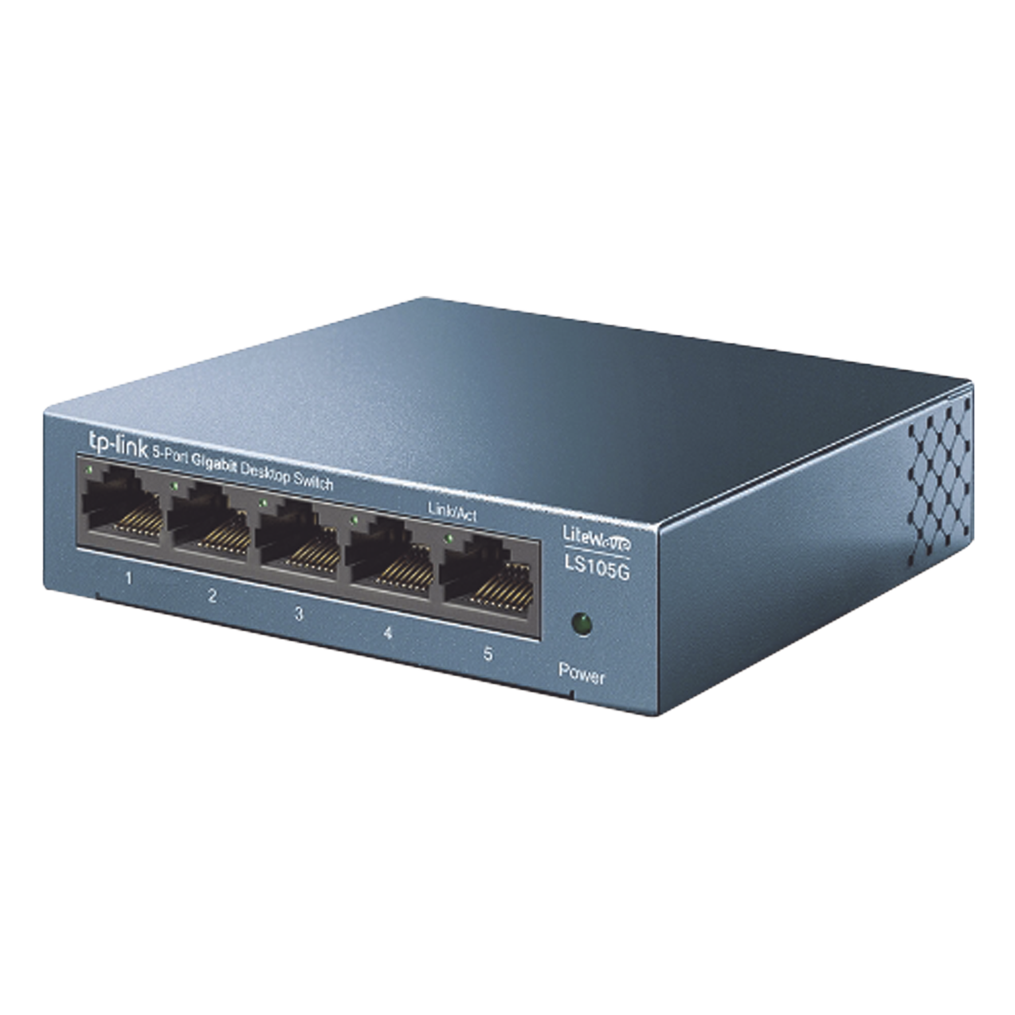Switch de Escritorio / 5 Puertos Gigabit / 10/100/1000 Mbps / Carcasa Metálica / Auto-MDI/MDIX / Green Ethernet — TP-LINK · SKU LS105G