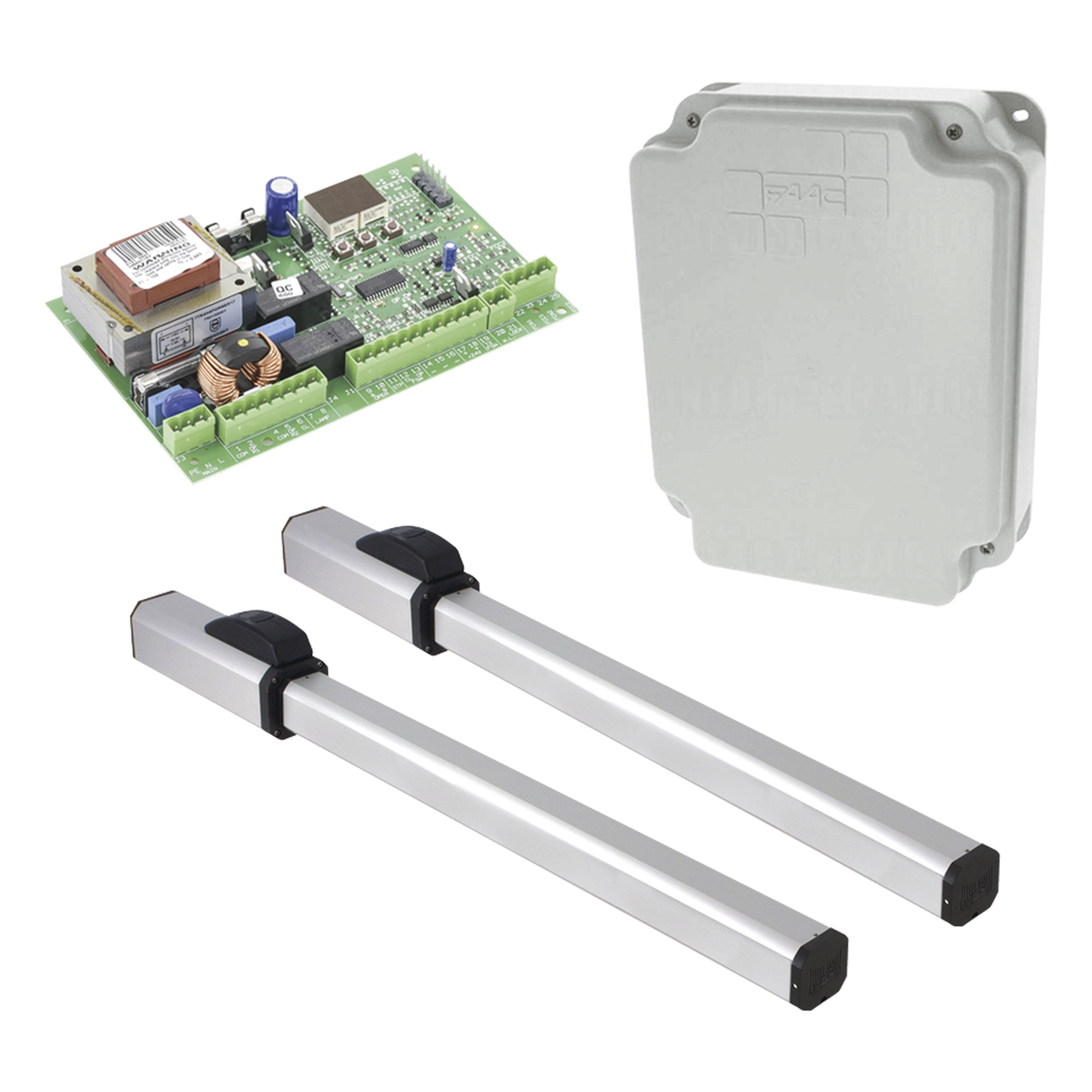 Kit de Operadores Hidráulicos Para Uso Continuo FAAC 422 CBAC / Para Puertas de Hasta 1.8 Metros  · SKU FAAC-422-CBAC