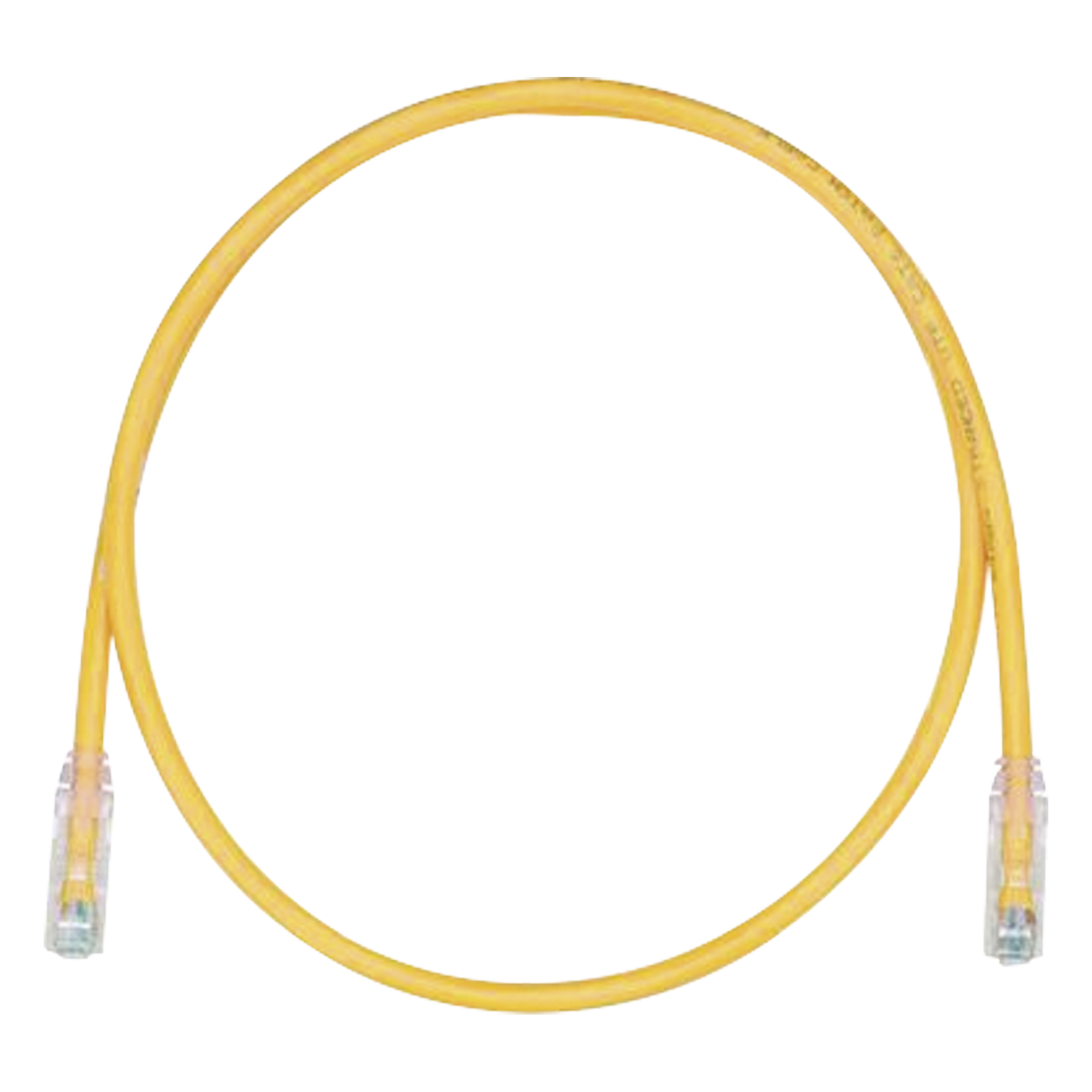 Cable de Parcheo UTP Cat6 / 24 AWG / CM / 1.52 m (5 pies) / Amarillo — PANDUIT · SKU UTPSP5YLY