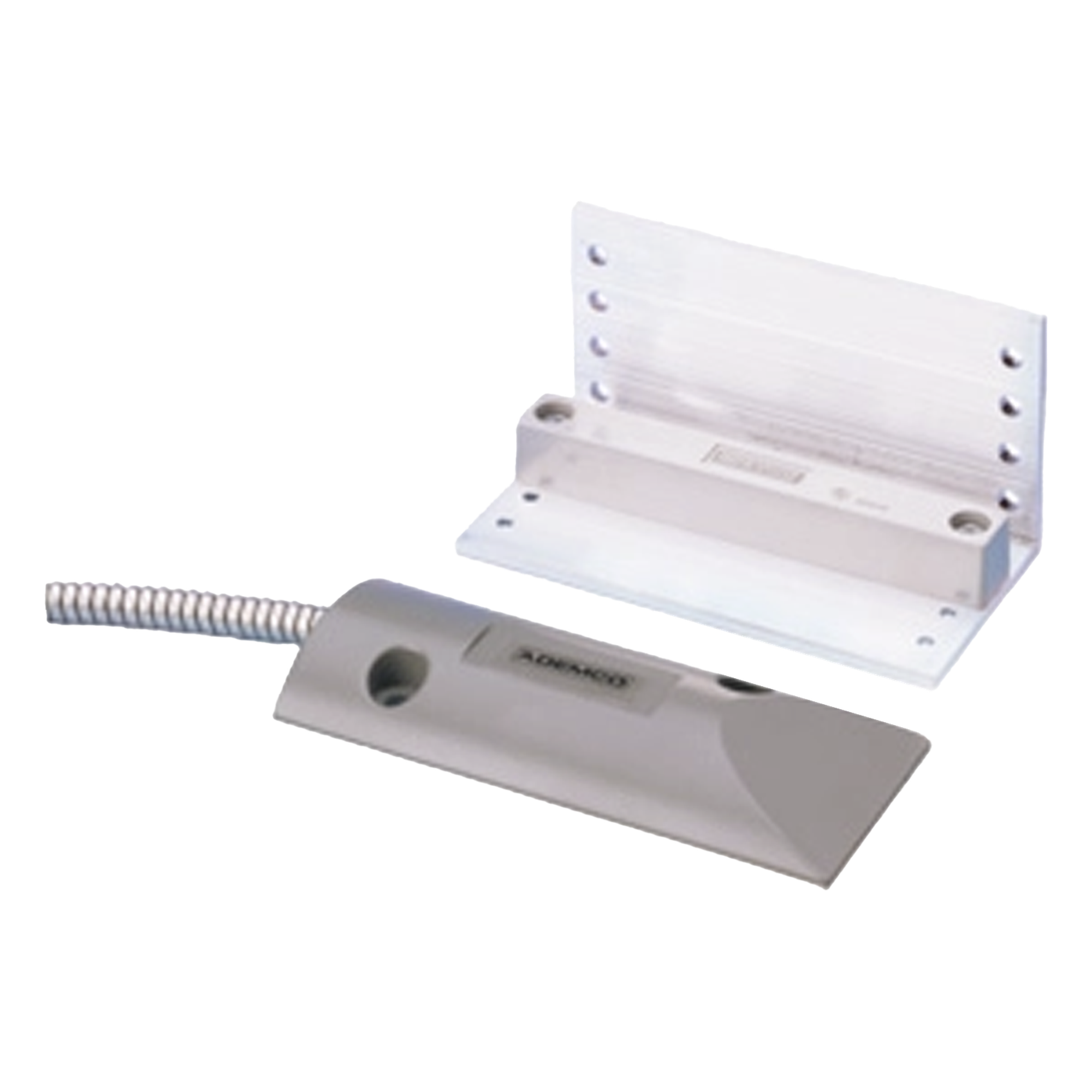 Contacto Magnético de Uso Rudo / Soporte en L Ajustable / Cable Blindado 60 cm (23.6 in) / Gap 60 mm (2.36 in) / Sellado con Epóxico / NC 28 VDC — HONEYWELL HOME RESIDEO · SKU 958