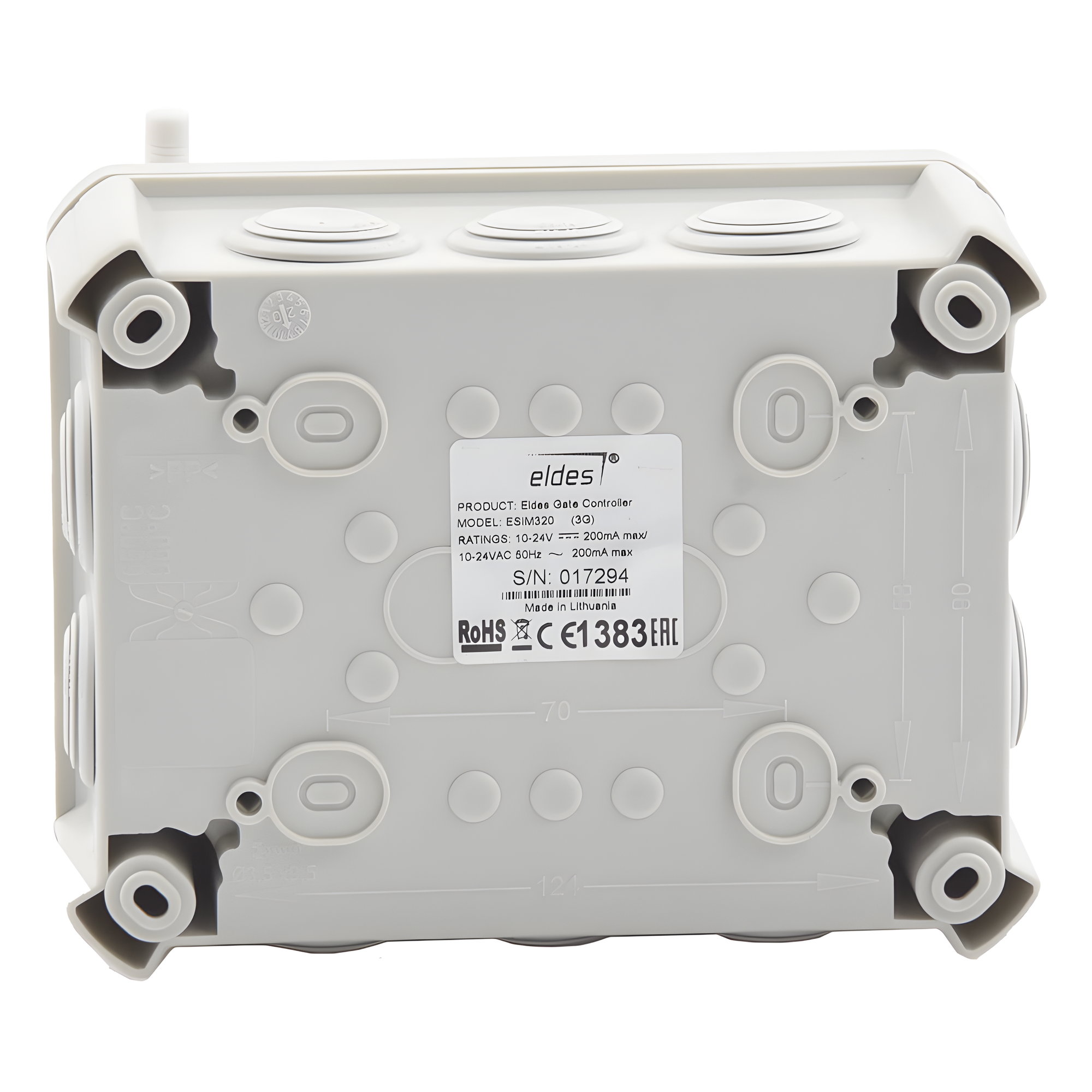 Controlador Remoto 3G con Activación vía APP o Llamada | Caja Nema IP67 | Soporta hasta 2000 Usuarios