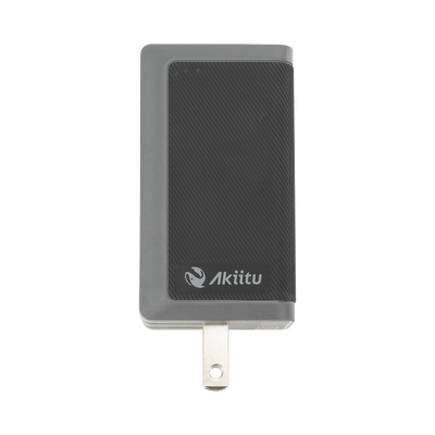 Cargador de Pared GaN III / 65W Máxima / 3 Puertos / 2 USB-C + 1 USB-A / PD 3.0 y QC 4.0 / Enchufe Plegable / 6 Protecciones de Seguridad
