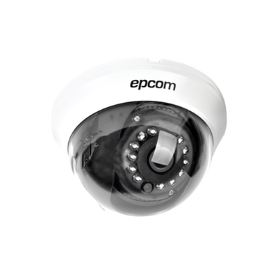 Domo TURBOHD 1 Megapixel (720p) / Gran Angular 92° / Lente 2.8 mm / Híbrida / IR Inteligente 20 mts / Interior 