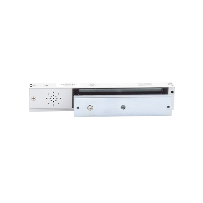 Chapa magnética 600Lb con  Buzzer de alarma de puerta mantenida abierta / LED indicador de estado /  Sensor de estado de placa/ Libre de Magnetismo Residual