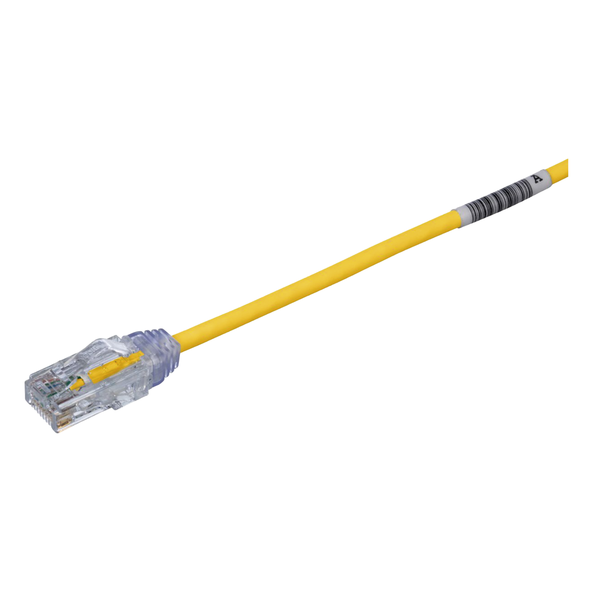 Cable de Parcheo UTP Cat6 / 28AWG Diámetro Reducido / 20.2 cm (0.66 ft) / Amarillo / 250 MHz / PoE — PANDUIT · SKU UTP28SP8INYL