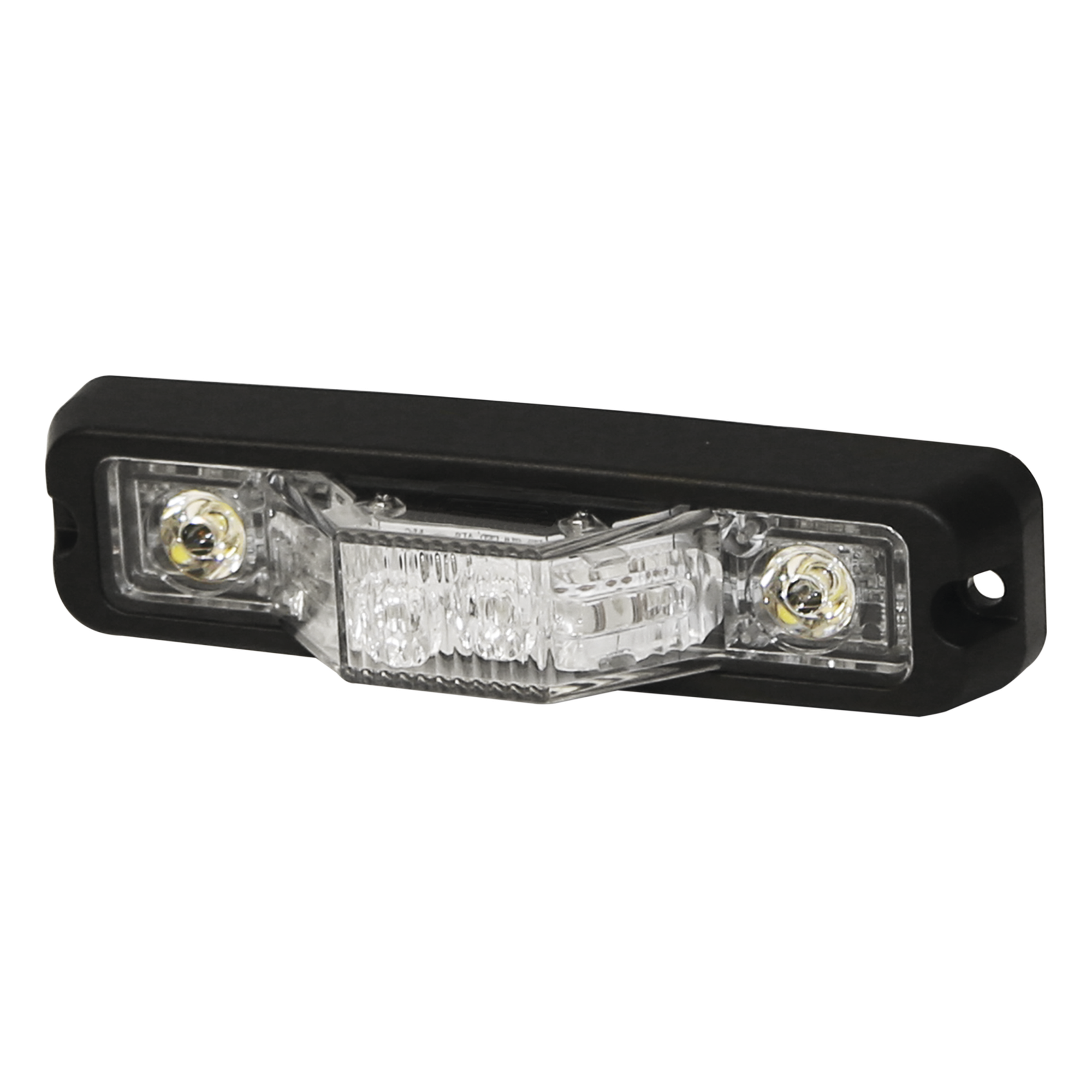 Luz perimetral direccional / Ultra brillante ámbar / 180° visibilidad / 12-24 VCC / 5.1 x 1.2 x 1.35 in — ECCO · SKU ED3777-A