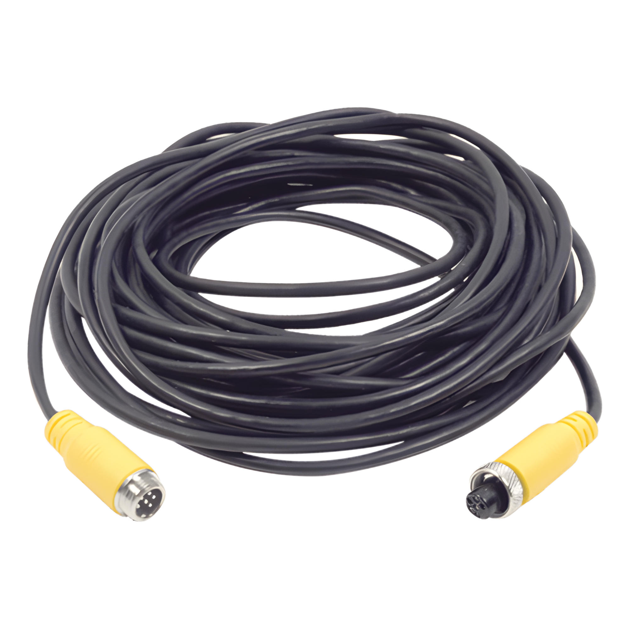 Cable Extensor para Videovigilancia Móvil / 3 m (9.8 ft) / Conector Aviación 6 Pines / Transmisión Triple / Uso Vehicular — STREAMAX · SKU XMRIPC3M