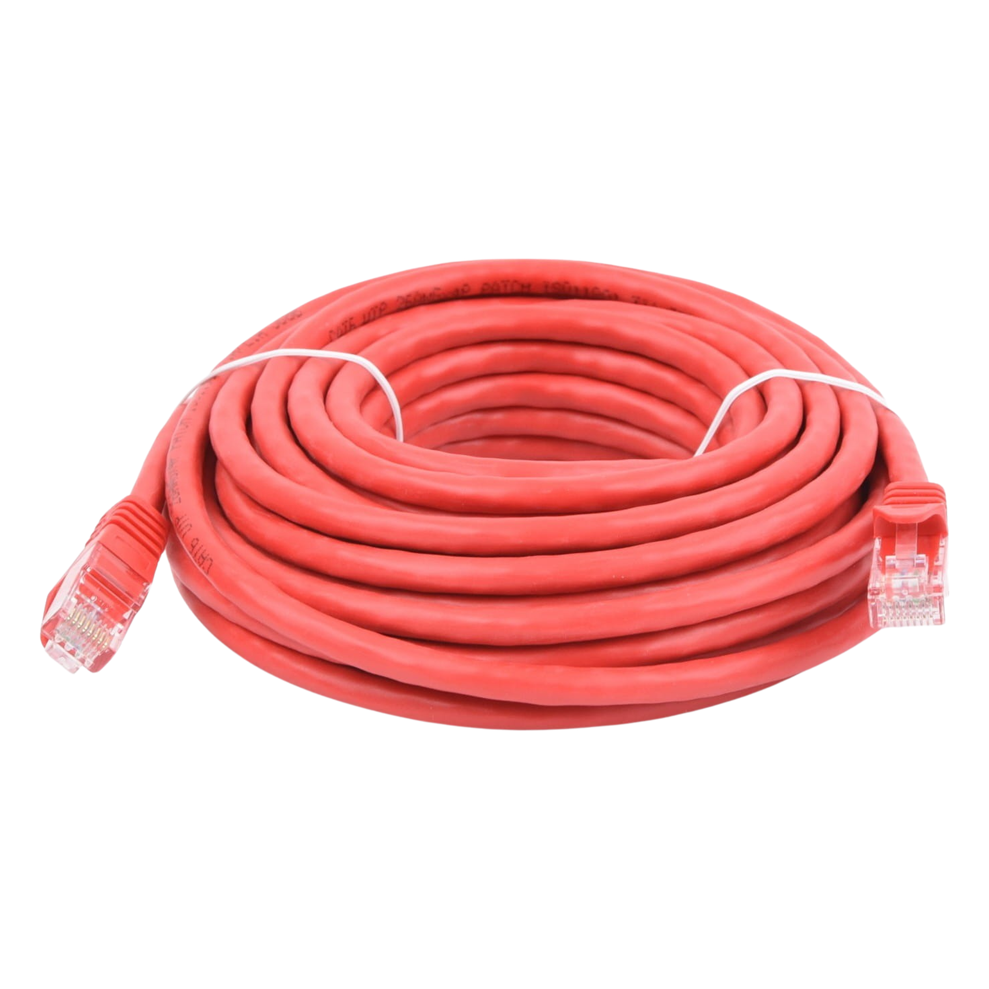 Cable de Parcheo UTP Cat6 / 7.0 m (23 pies) / 1 Gbps / 100 Ohm / RJ45 / Rojo