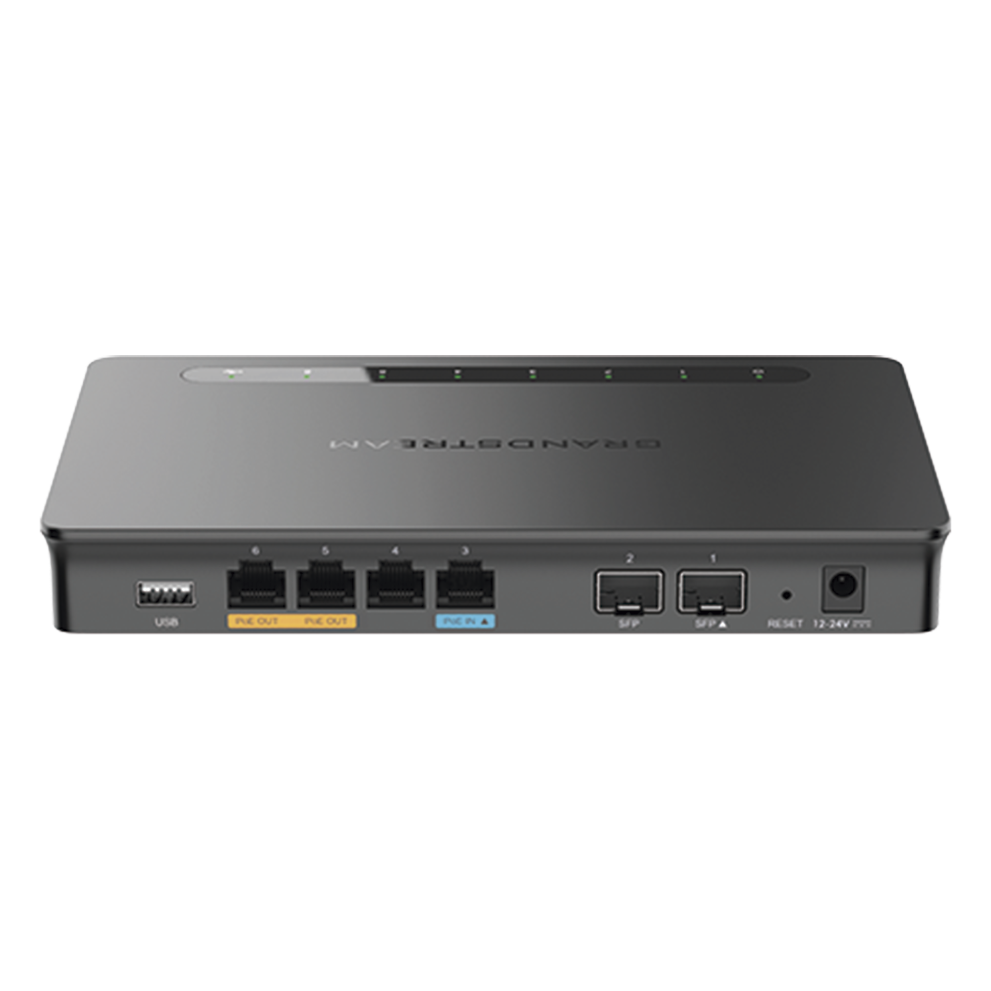 Router VPN Gigabit / Balanceo Multi-WAN / 30,000 sesiones NAT / 4 puertos RJ45 + 2 SFP / PoE af/at / 2.2 Gbps / 150 APs gestionados