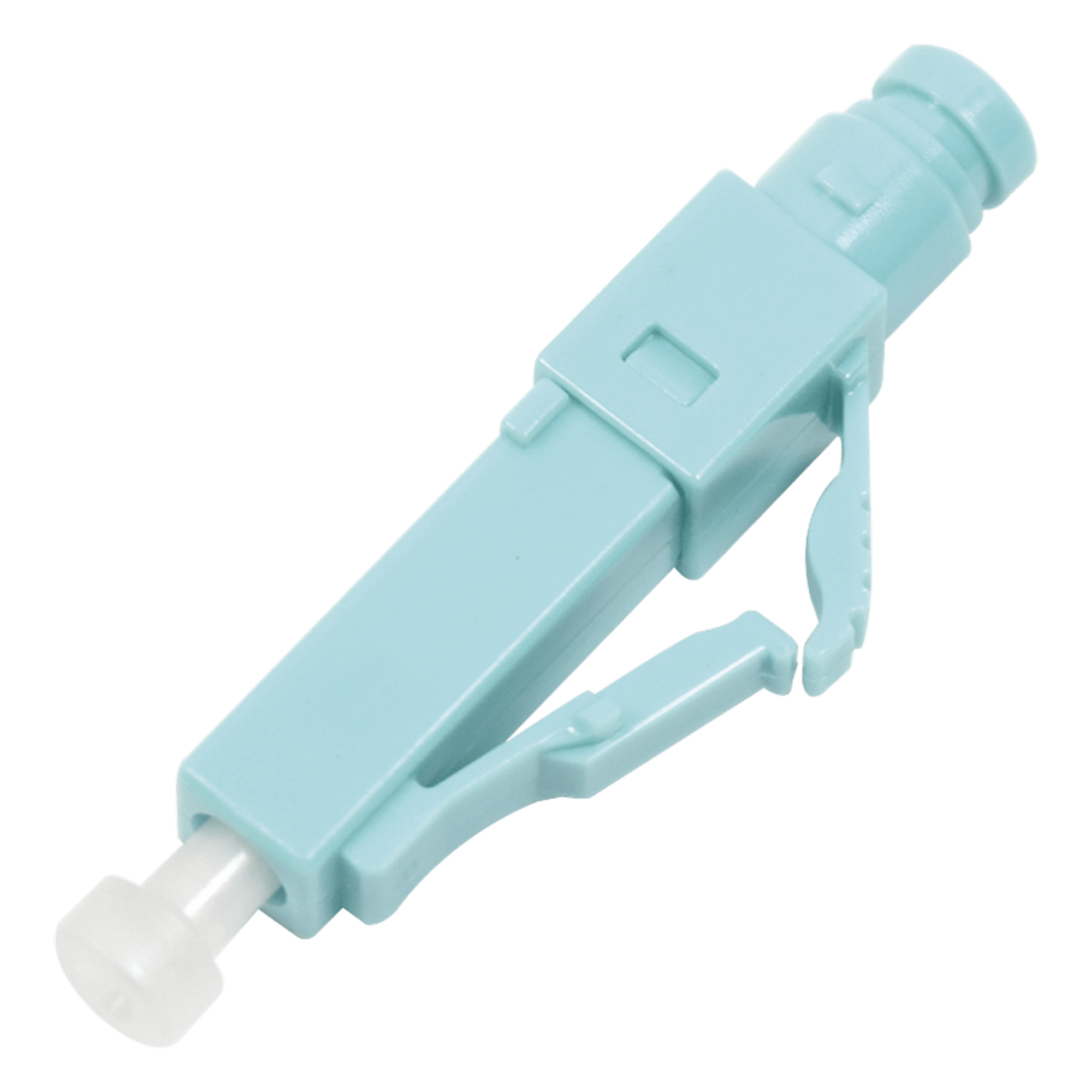 Conector de Fibra Óptica / Pre-Pulido / LC Simplex / Multimodo 50/125 OM3-OM4 / Re-Terminable / 0.20 dB Pérdida / Color Aqua — SIEMON · SKU FC1-LB-LC5-9AQ
