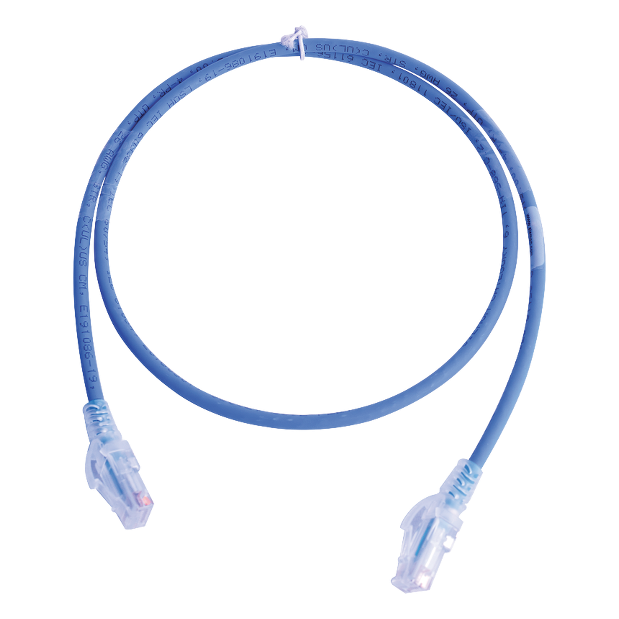 Patch Cord Cat5e UTP / CM-LS0H / 3.05 m (10 ft) / Azul / Bulk — SIEMON · SKU MC5-10-06B