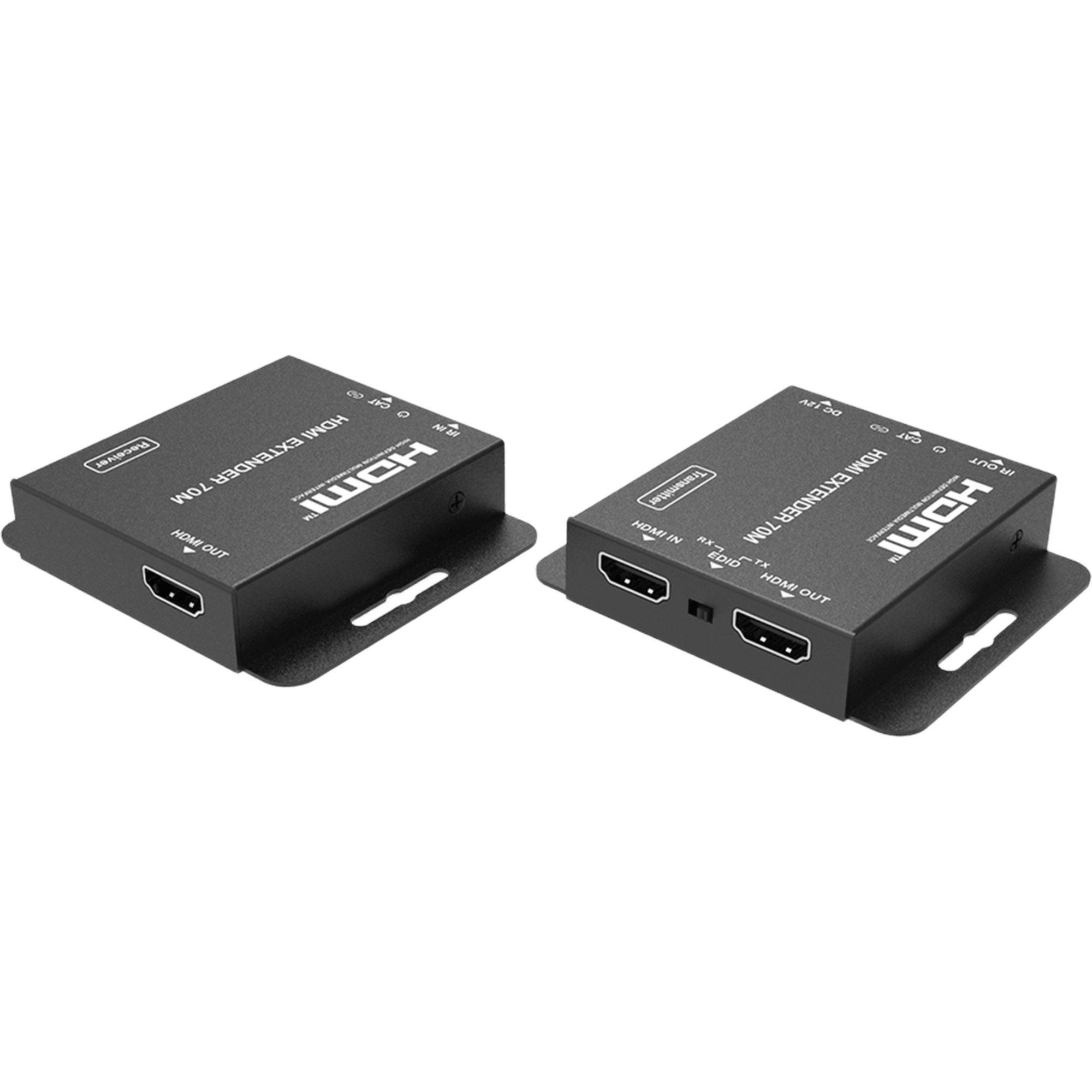 Kit Extensor HDMI | 4K2K@40m | 1080p@70m | Cat5e/Cat6 | Soporte PoC | HDMI Loop | Transmisión IR