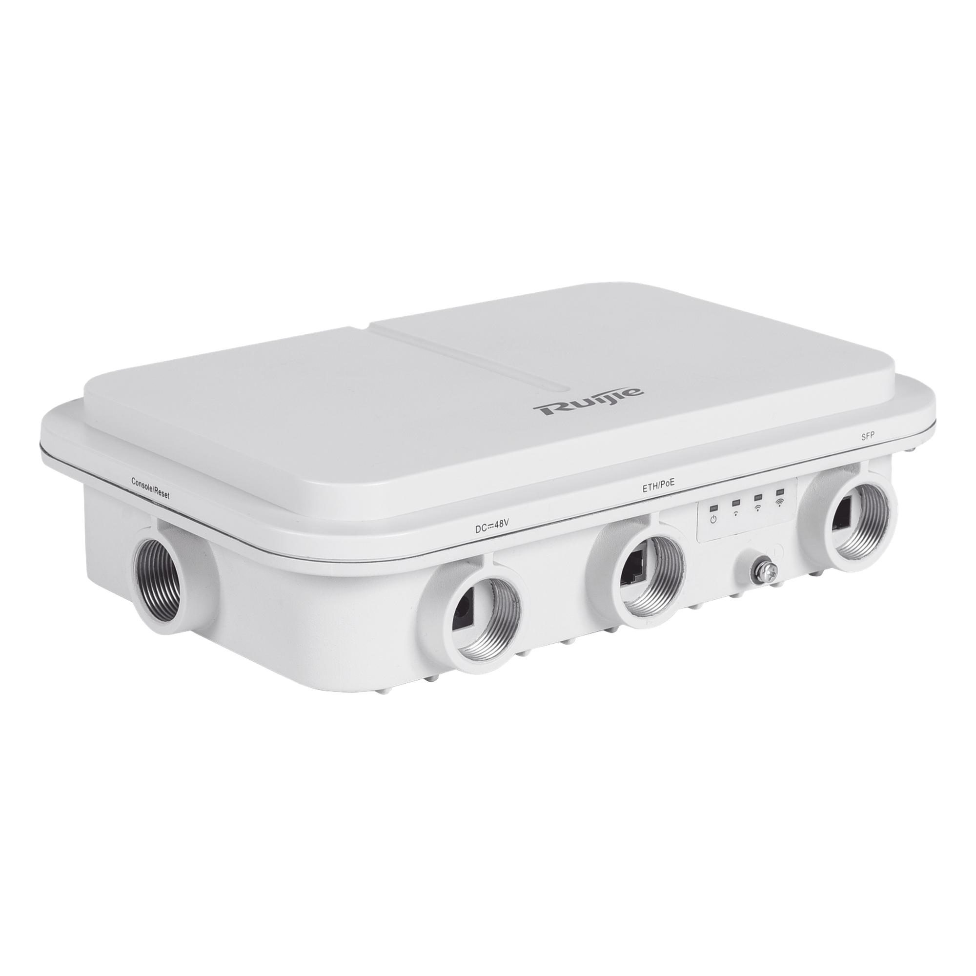 Punto de Acceso Wi-Fi 6 / Sectorial 60° / Hasta 1775 Mbps / Dual Banda 2.4/5 GHz / PoE + SFP Uplink / IP68 — RUIJIE · SKU RG-AP680(CD)