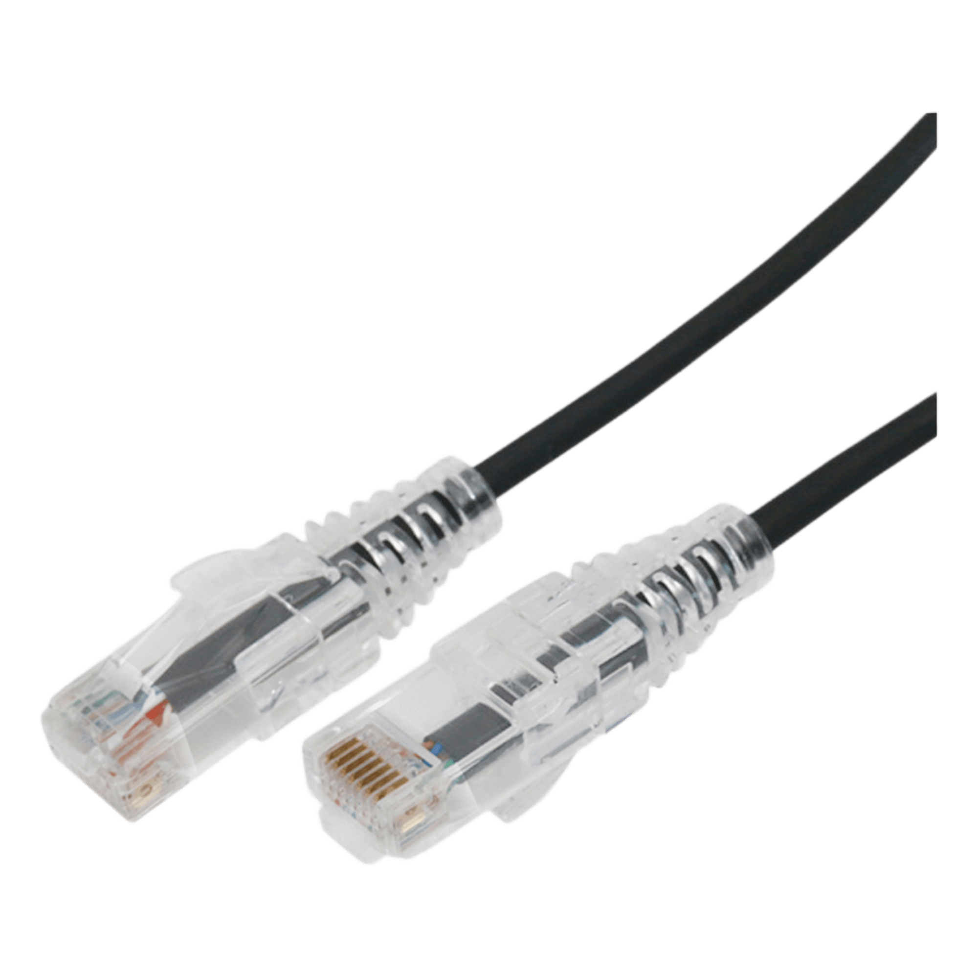 Cable de Parcheo Slim UTP Cat6A / 5 m (16.40 ft) / 28 AWG / RJ45 / Negro — LINKEDPRO BY EPCOM · SKU LP-UT6A-500-BK-28