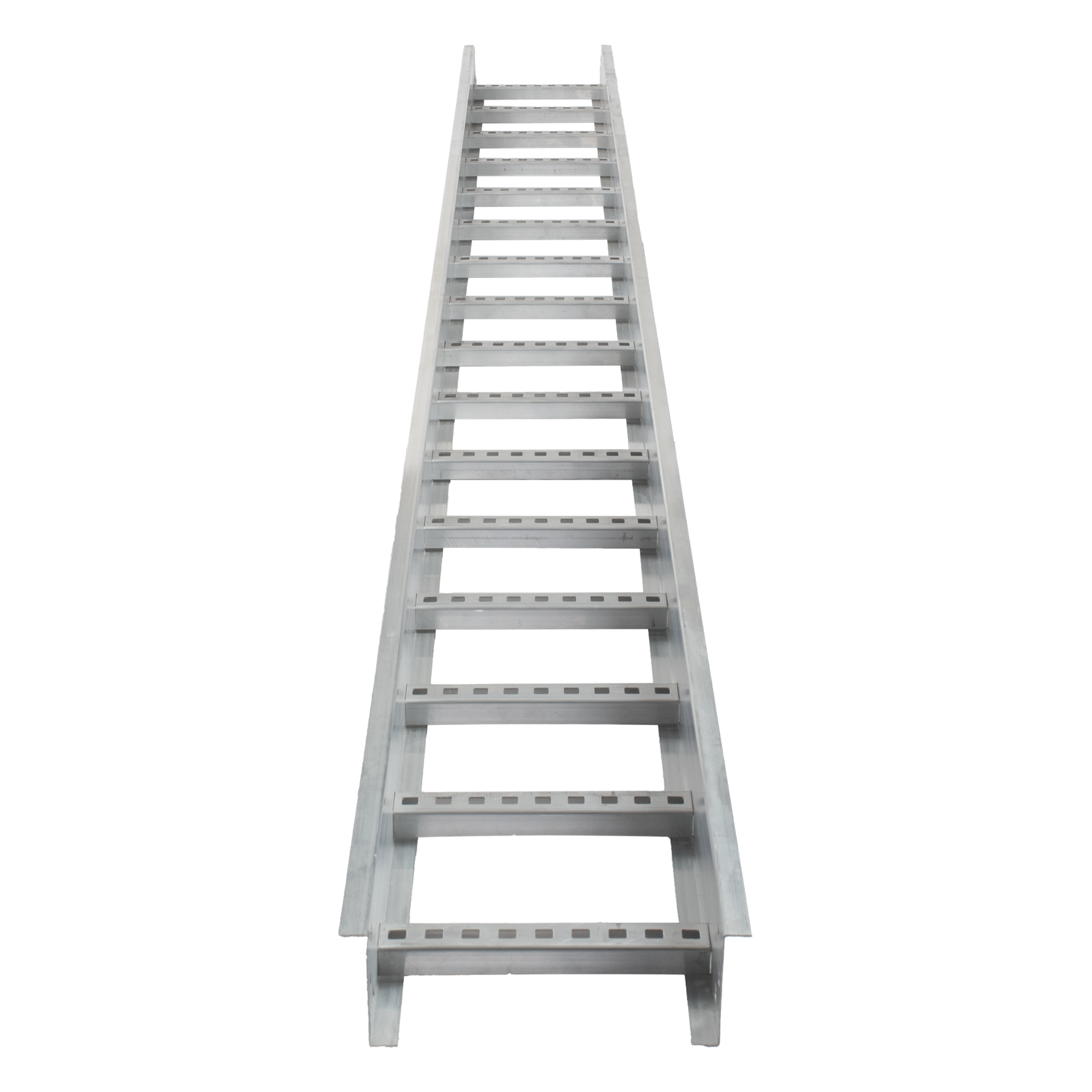 Escalera Portacables / Perfil Z / Peralte 3 1/4" / Ancho 9" / Paso 9" / 3.66 m (12 ft) / Capacidad 205 Cables — CHAROFIL · SKU CH-E89PX9AK