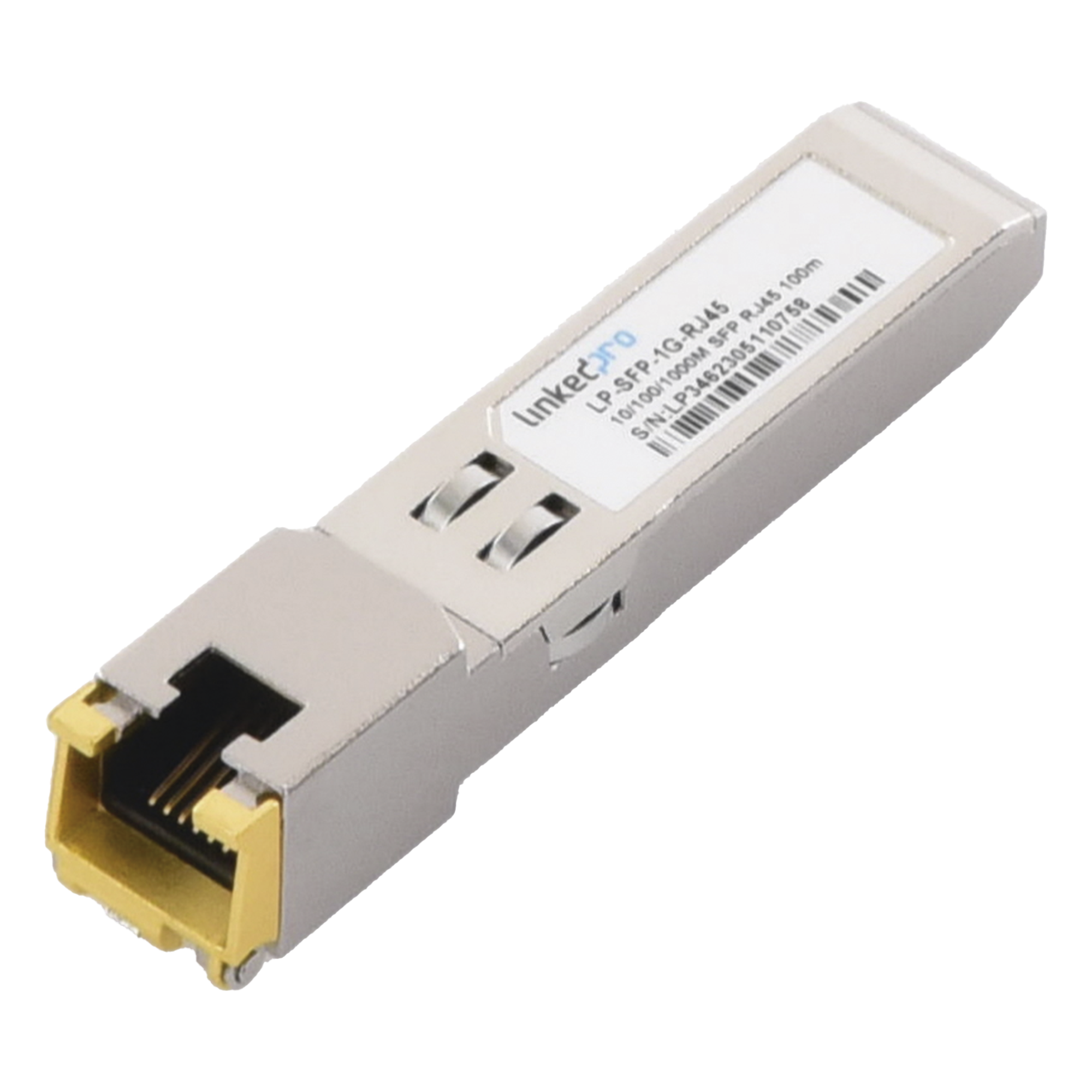 Transceptor SFP a RJ45 / 10/100/1000 Mbps Auto Negociación / 1000BASE-T / Alcance 100 m (328 ft) — LINKEDPRO BY EPCOM · SKU LP-SFP-1G-RJ45