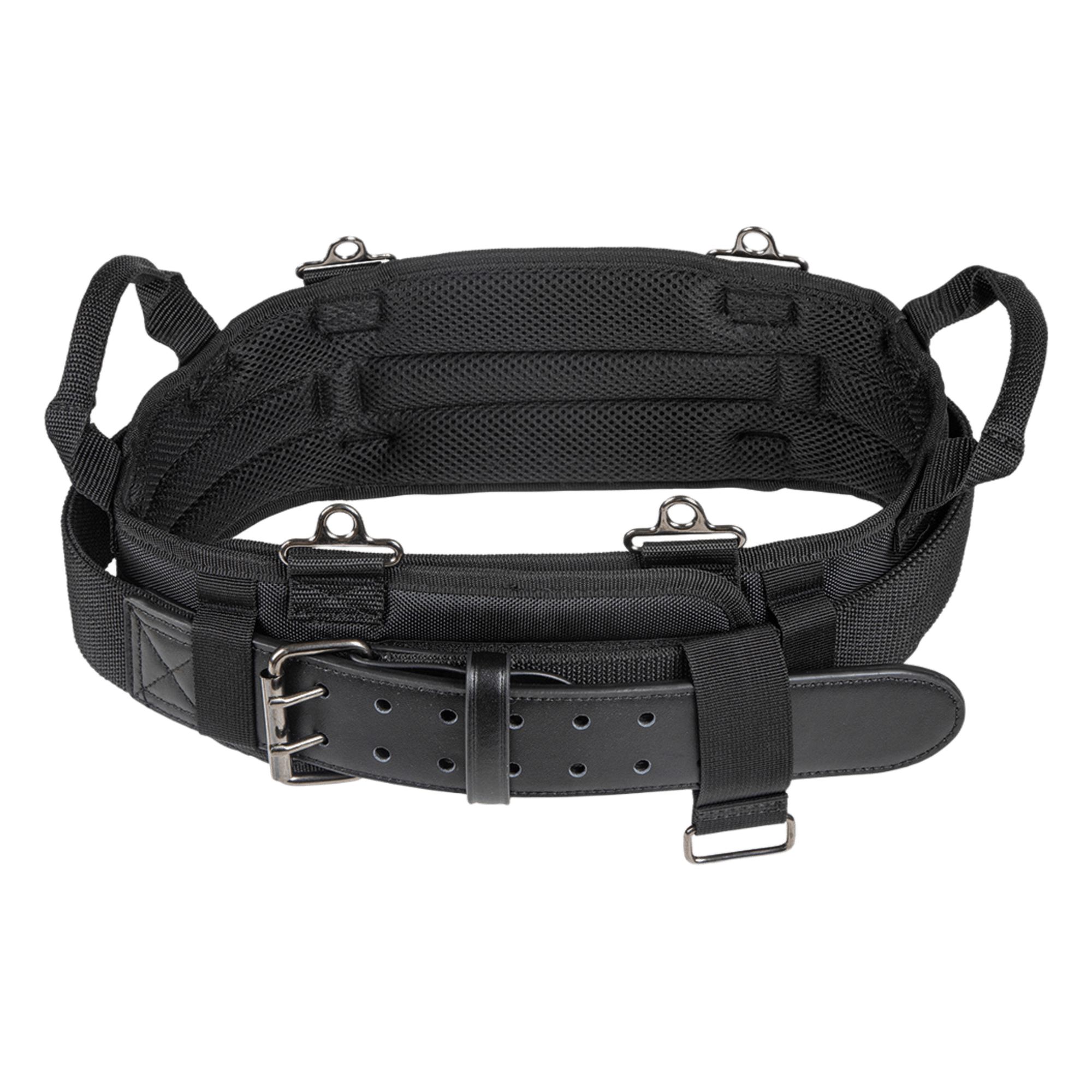 Cinturón para Herramientas / Ancho 2" / Ajustable 35" a 39" (88.9 a 99.1 cm) / Poliéster Balístico y Cuero / Cierre con Hebilla / Sistema Modular Click Lock™ — KLEIN TOOLS · SKU 55919